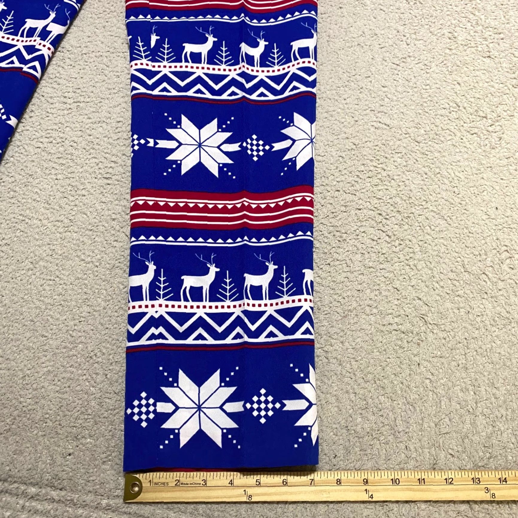 Vintage Opposuits Dress Pants Blue Snowflake Reindeer Christmas Straight 40 Mens Regular XS? Size 40R - 2 Thumbnail