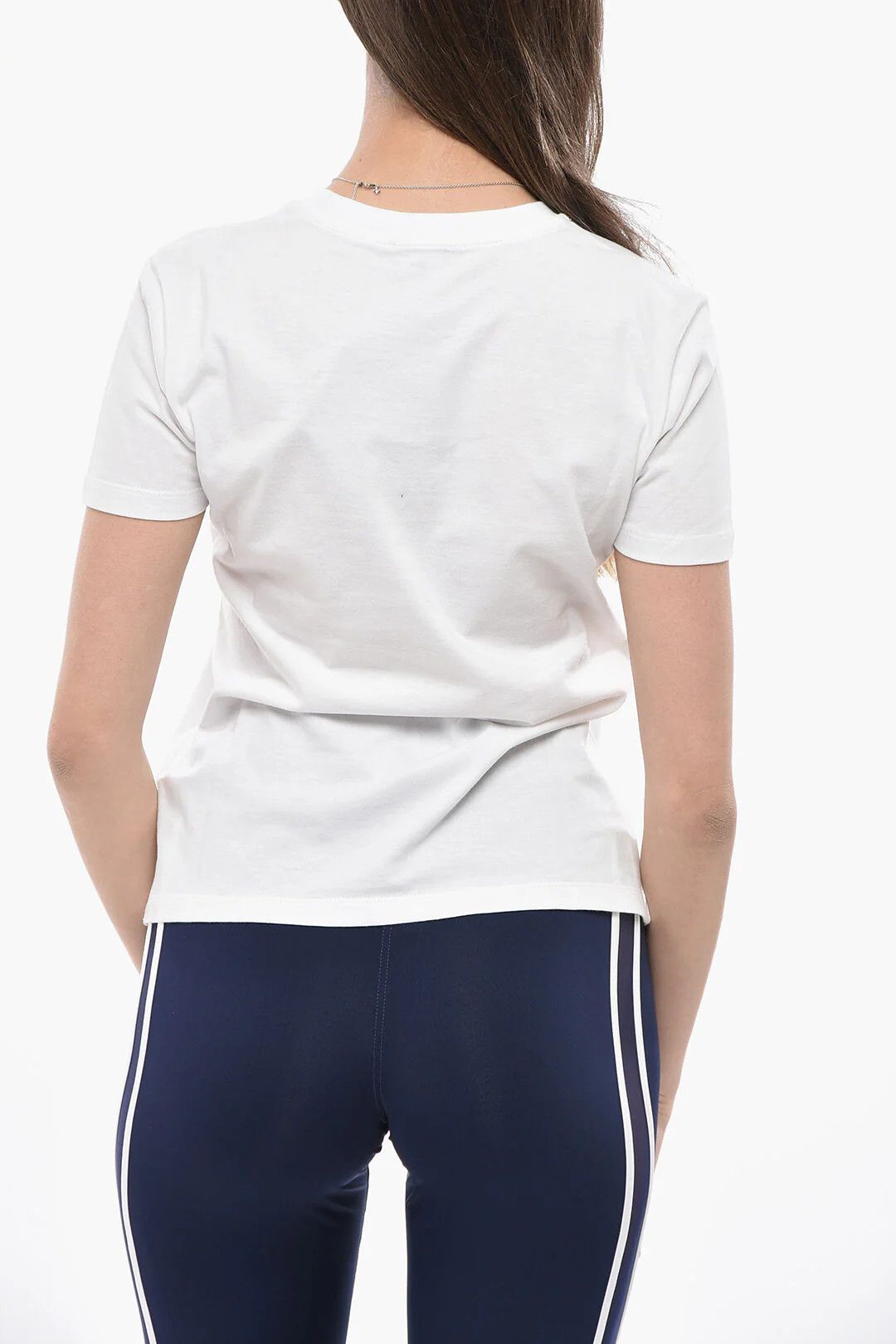 Etro og1mm0326 Crewneck T-Shirt in White Size XS / US 0-2 / IT 36-38 - 2 Thumbnail