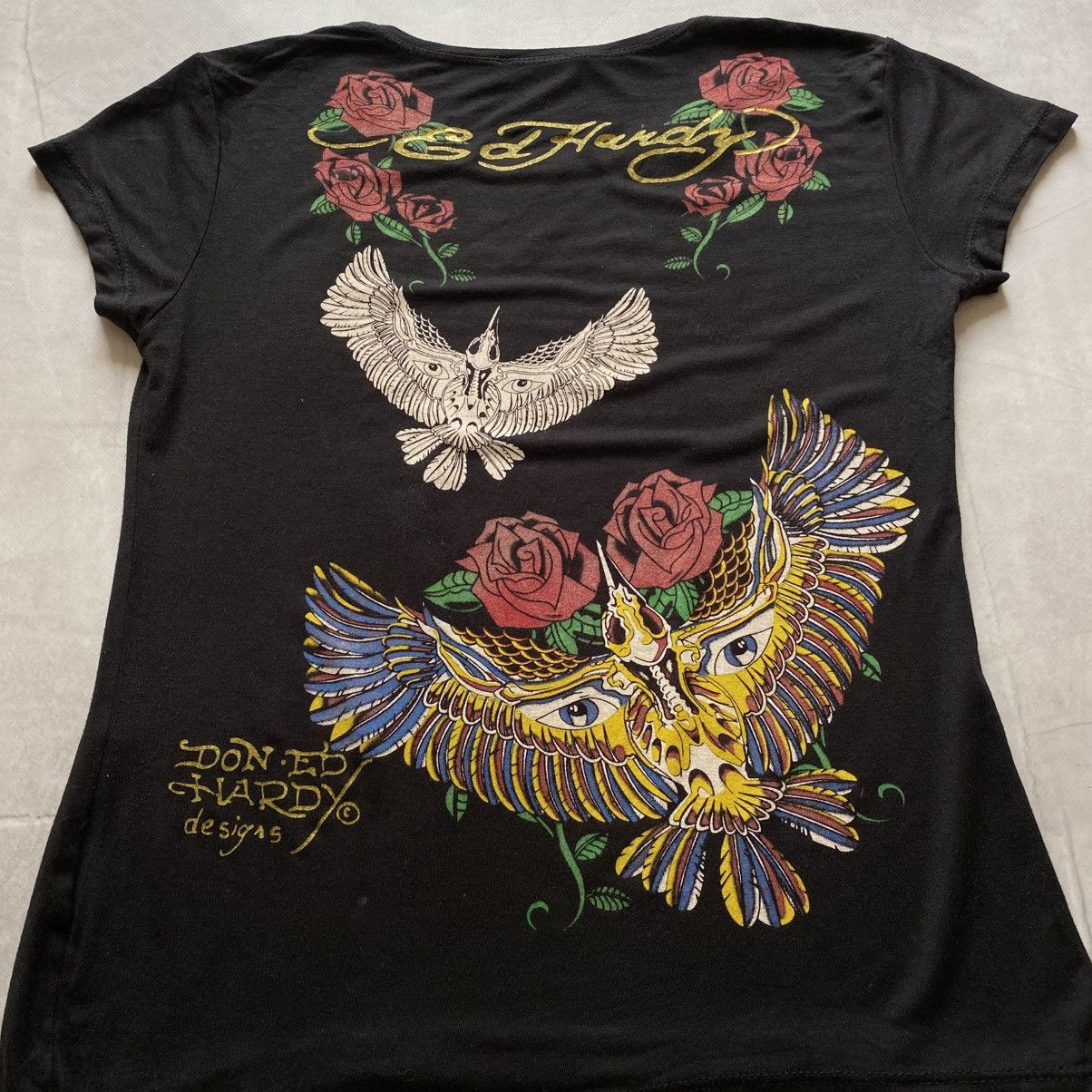 Ed Hardy Y2K Ed Hardy Hysteric Glamour Style T Shirt Cop Copine Vibe Size L / US 10 / IT 46 - 4 Thumbnail