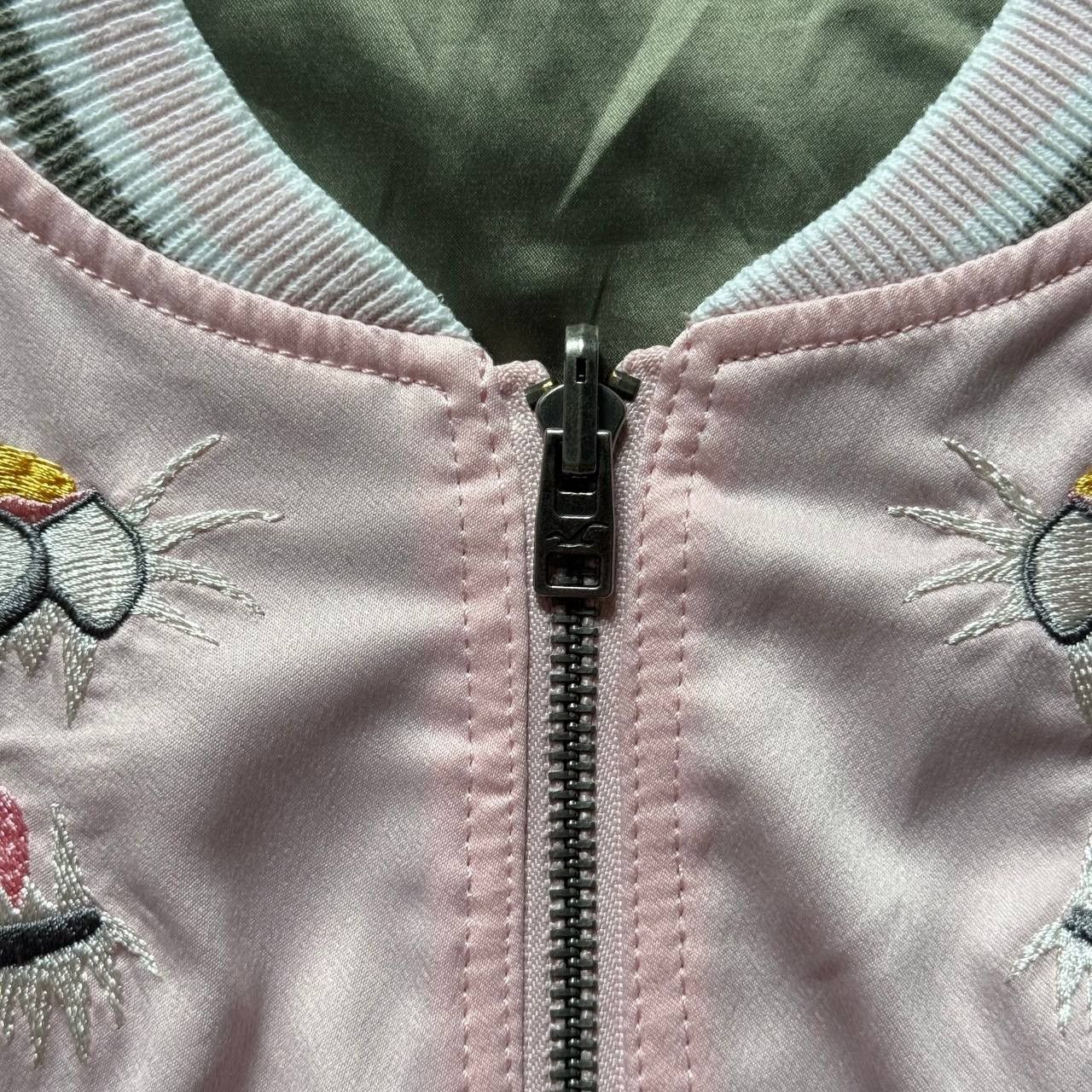 Japanese Brand Japanese Sukajan Souvenir Satin Embroidered Tiger Zip Bomber Size L / US 10 / IT 46 - 10 Thumbnail