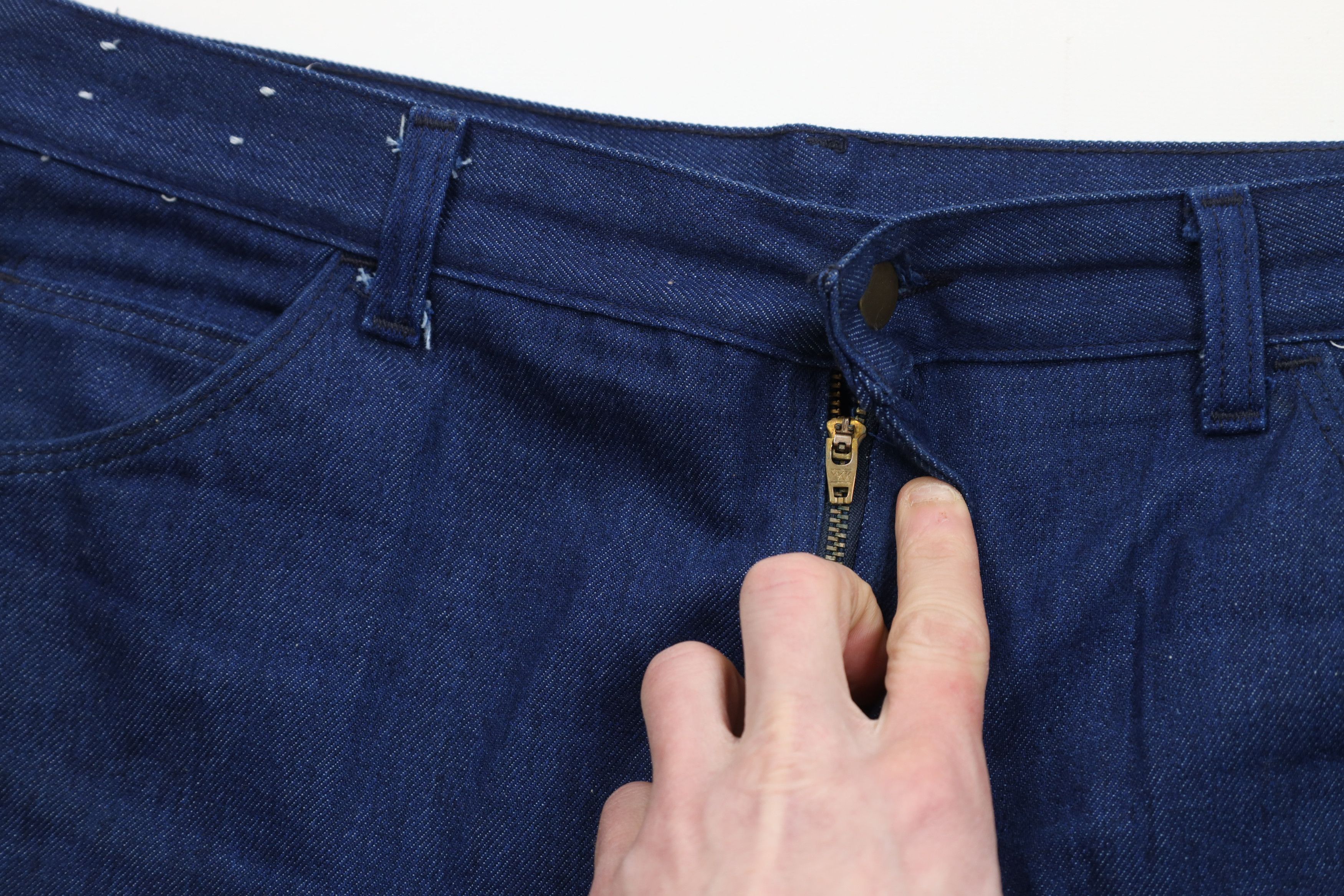 Vintage Vintage 70s Streetwear Above Knee Denim Shorts Blue USA Size US 36 / EU 52 - 7 Thumbnail