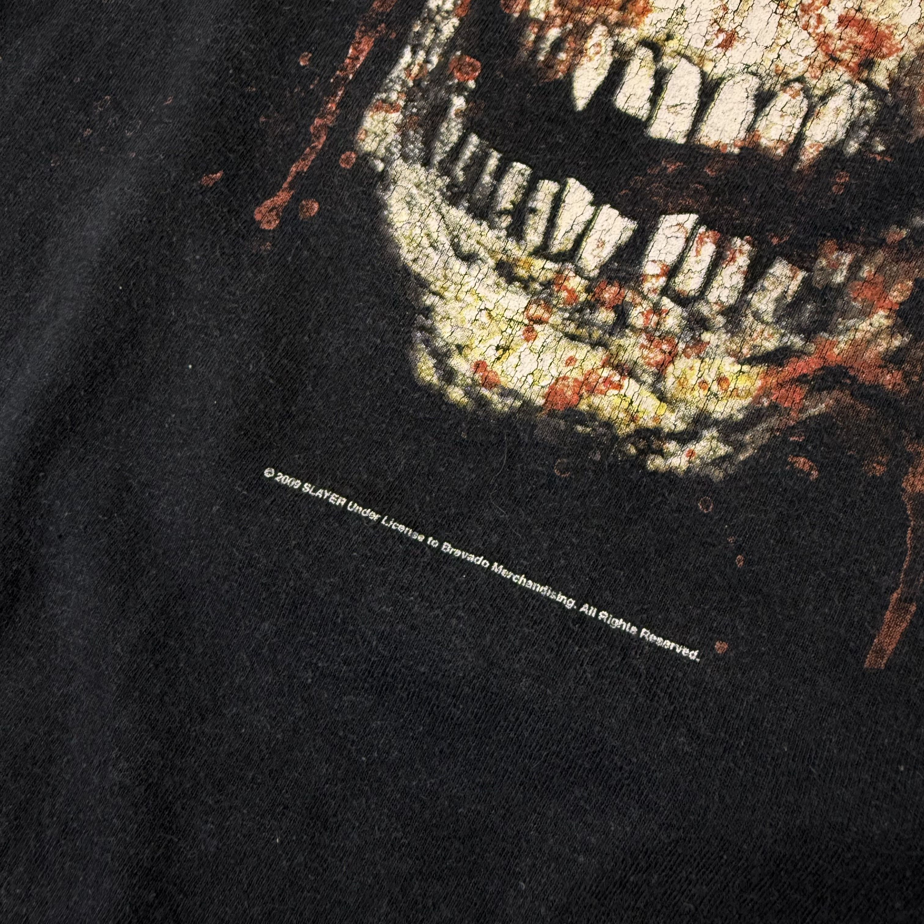 Slayer Vintage Slayer 09' Skull Hat Graphic Rock Band Tee Shirt Size US L / EU 52-54 / 3 - 7 Thumbnail