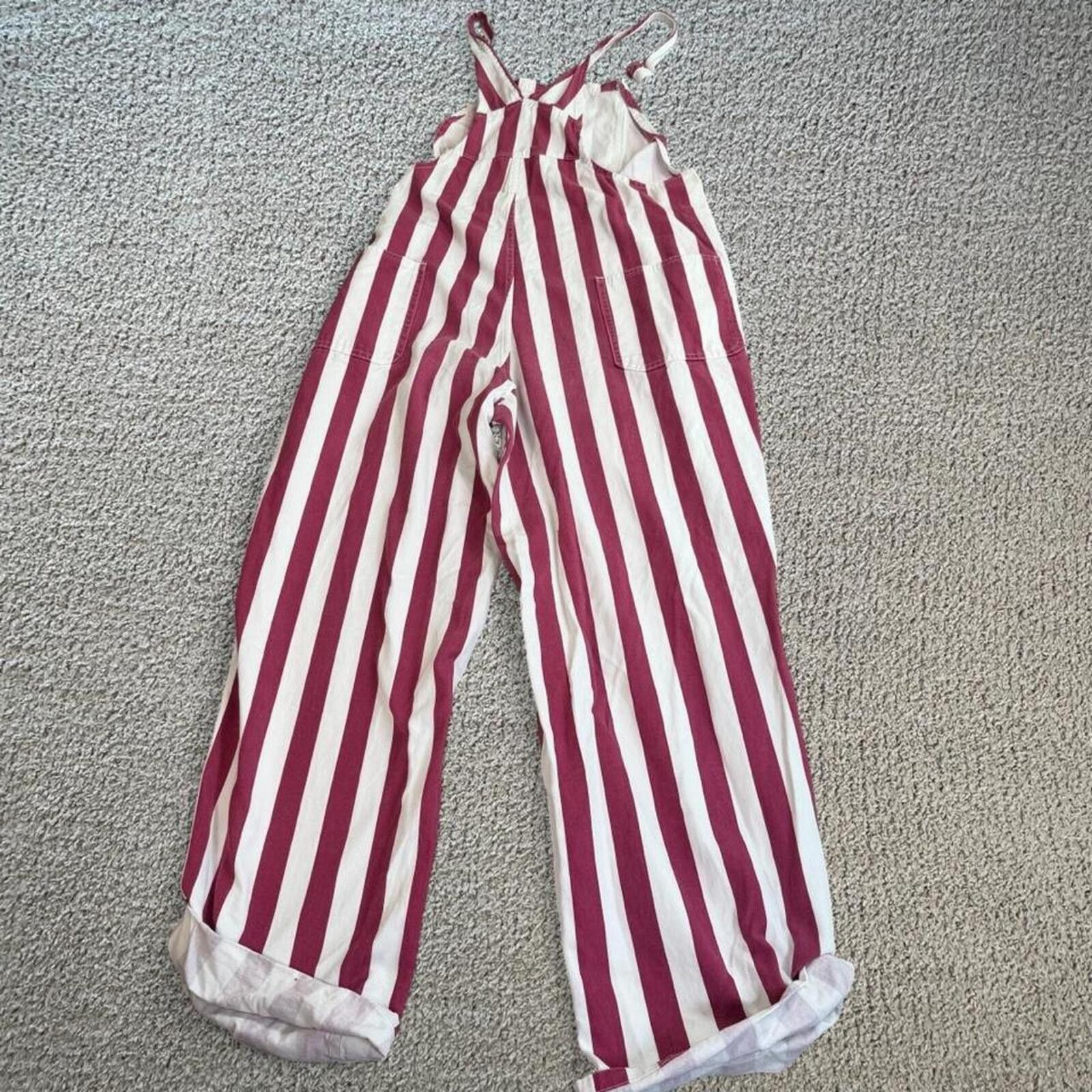 Other Indiana Hoosiers Striped Overalls Game Bibs Candy Stripe M Size US 32 / EU 48 - 2 Thumbnail