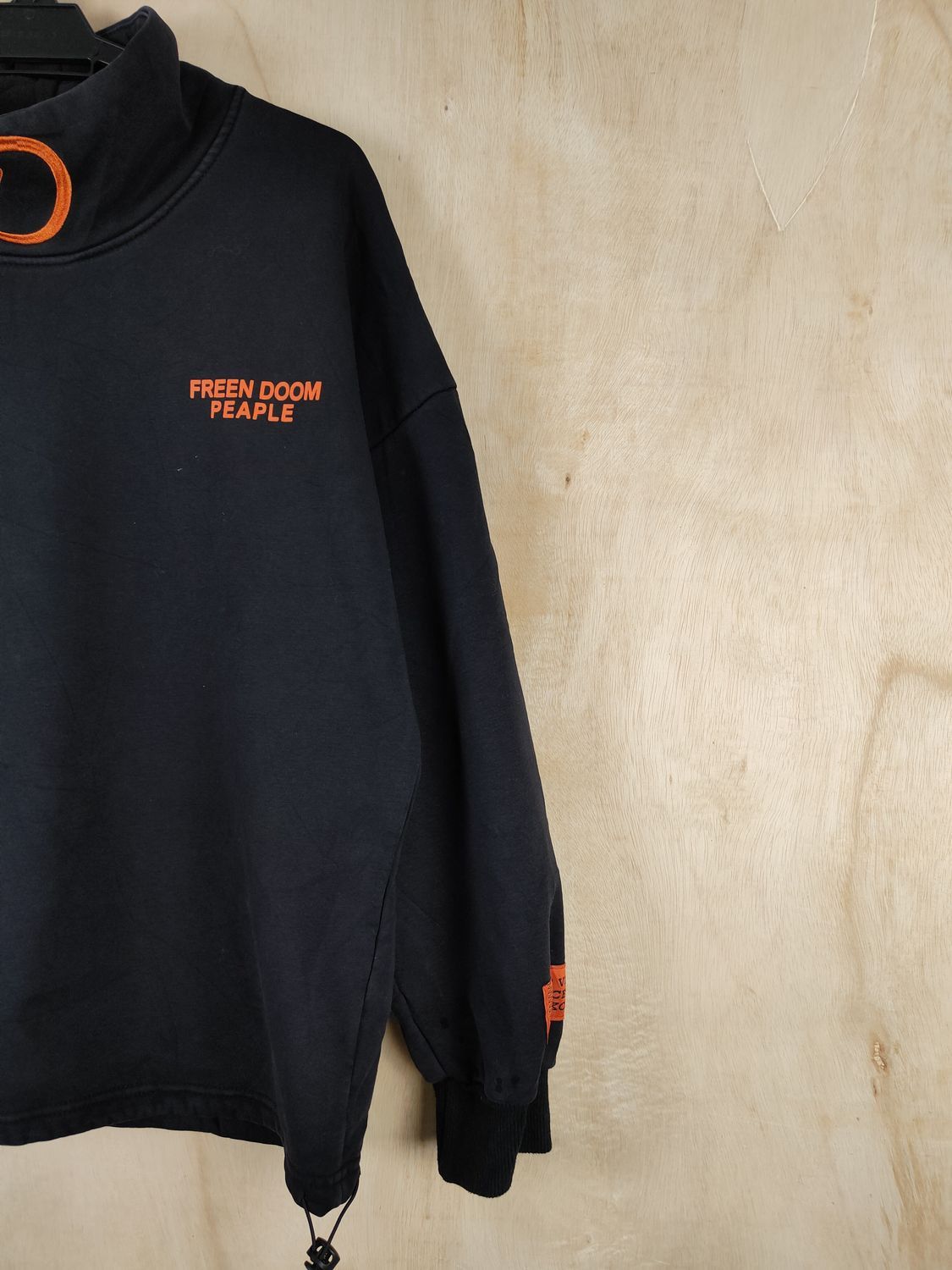 Japanese Brand Japan freen doom peaple Black Sweatshirts #S2627 Size US L / EU 52-54 / 3 - 12 Thumbnail