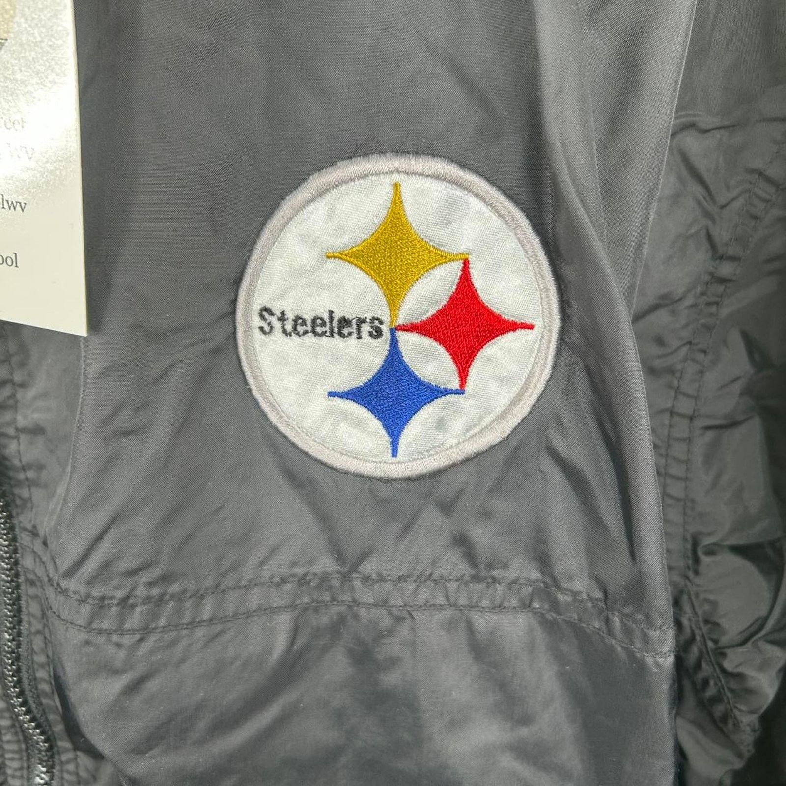 NFL Y2K Pittsburgh Steelers NFL Hooded Windbreaker Size Large Size US L / EU 52-54 / 3 - 4 Thumbnail