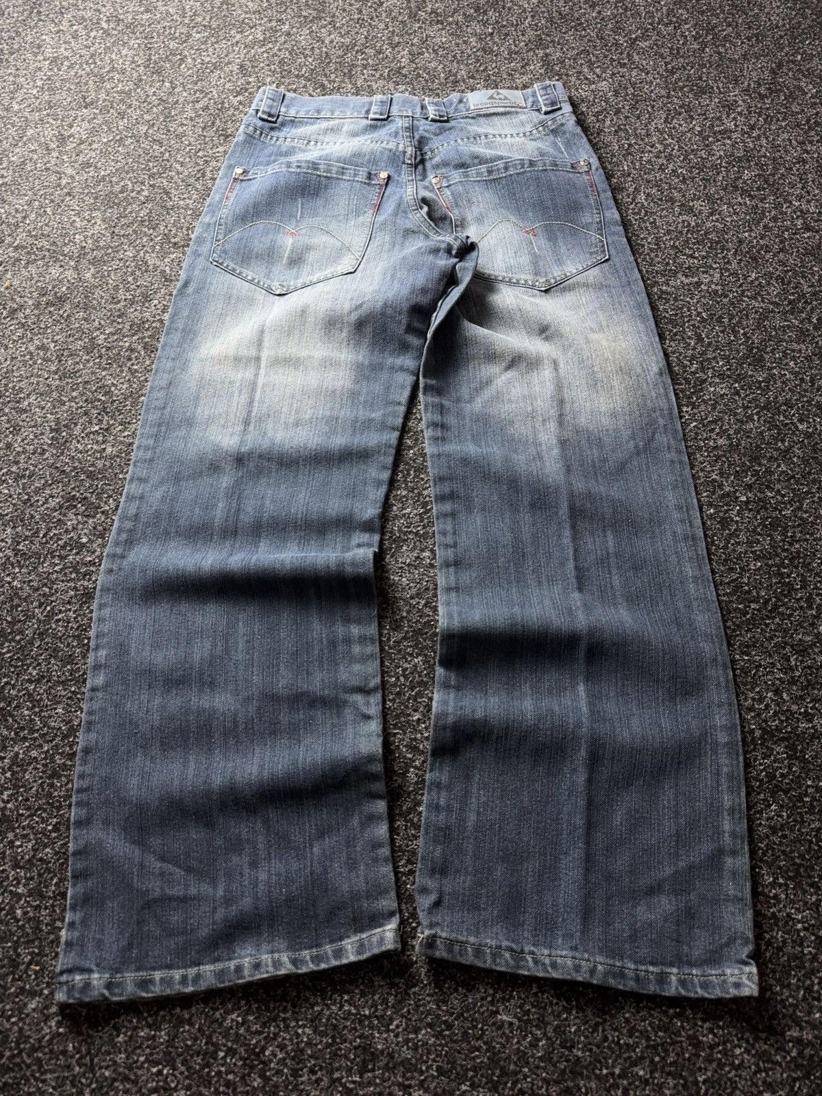 Le Coq Sportif Vintage Retro 00s Le Coq Sportif Straight Jeans Y2K Denim Size US 31 - 14 Thumbnail