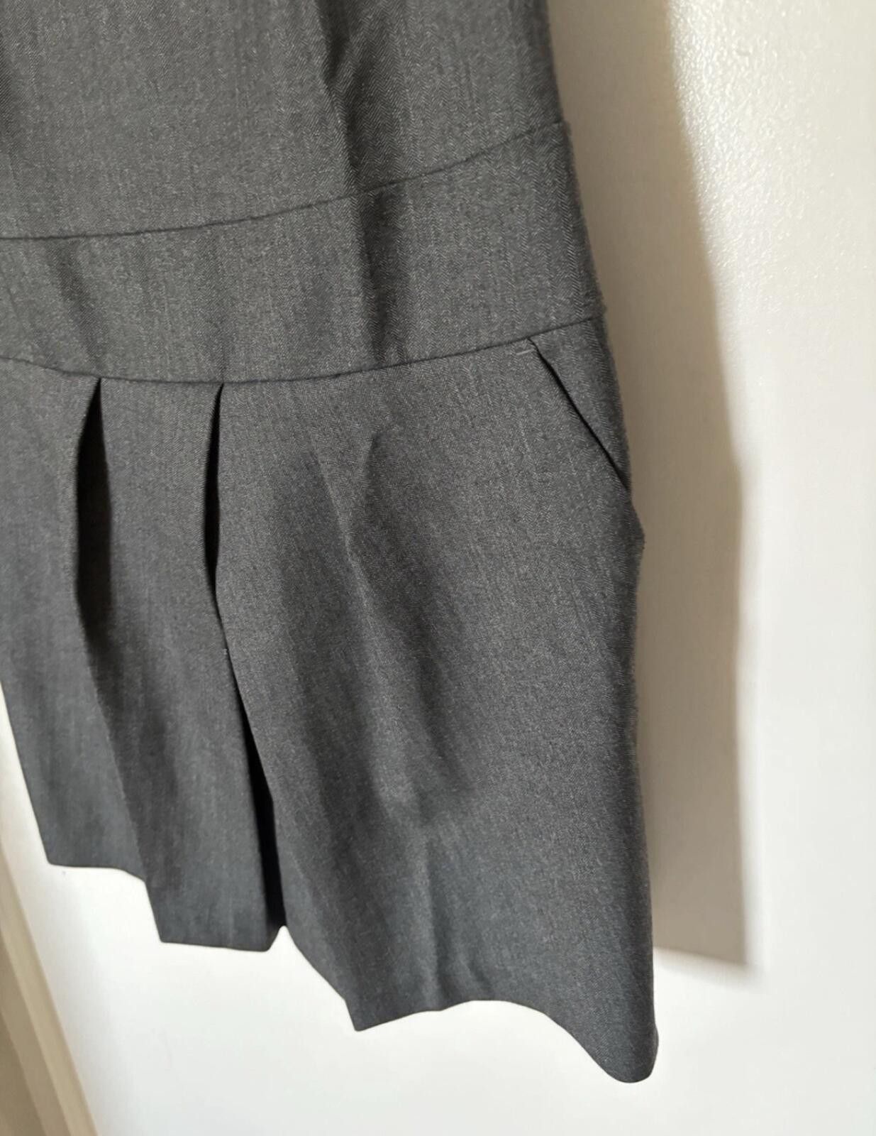 United Colors Of Benetton | STILE BENETTON | Elegant Gray Sleeveless Dress Size S / US 4 / IT 40 - 3 Thumbnail