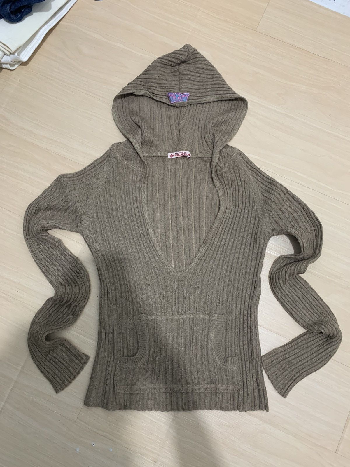 Von Dutch Vintage Von dutch knit hoodie rare item Size XS / US 0-2 / IT 36-38 - 1 Thumbnail