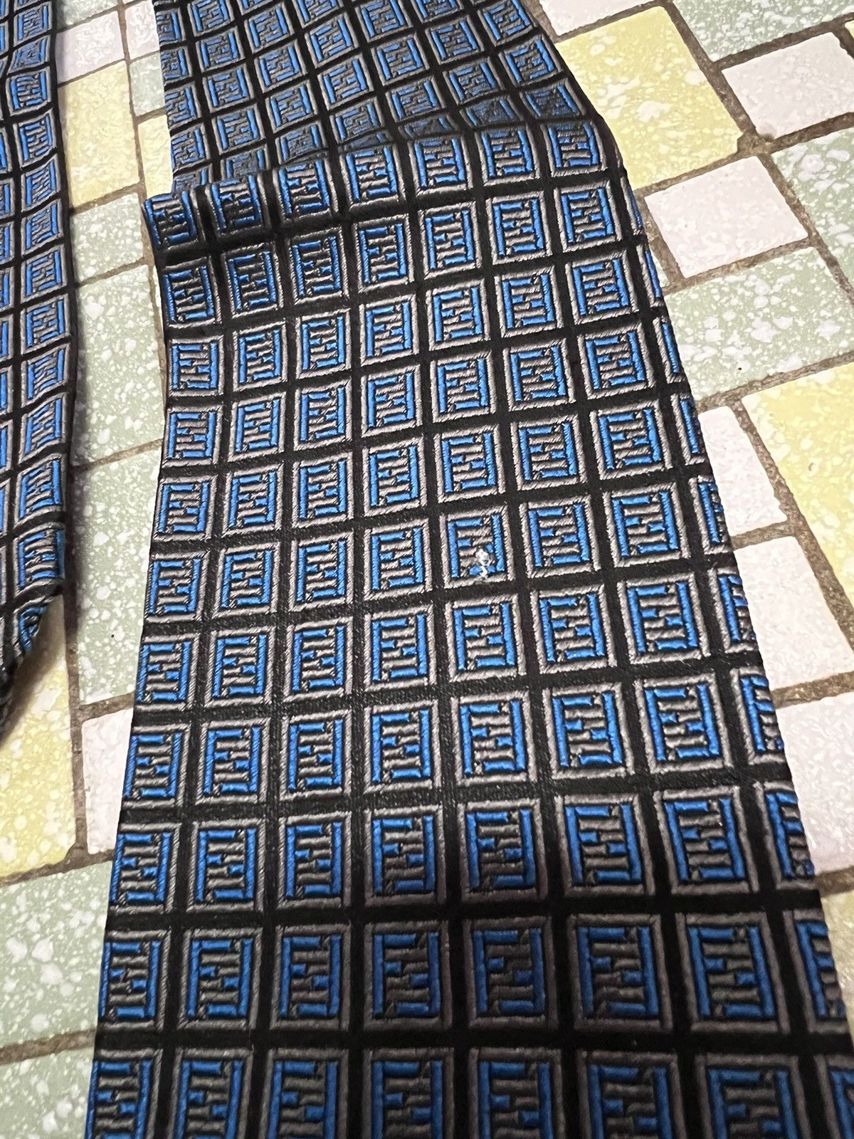 Designer × Fendi 💎FENDI MONOGRAM TIES Size ONE SIZE - 2 Thumbnail