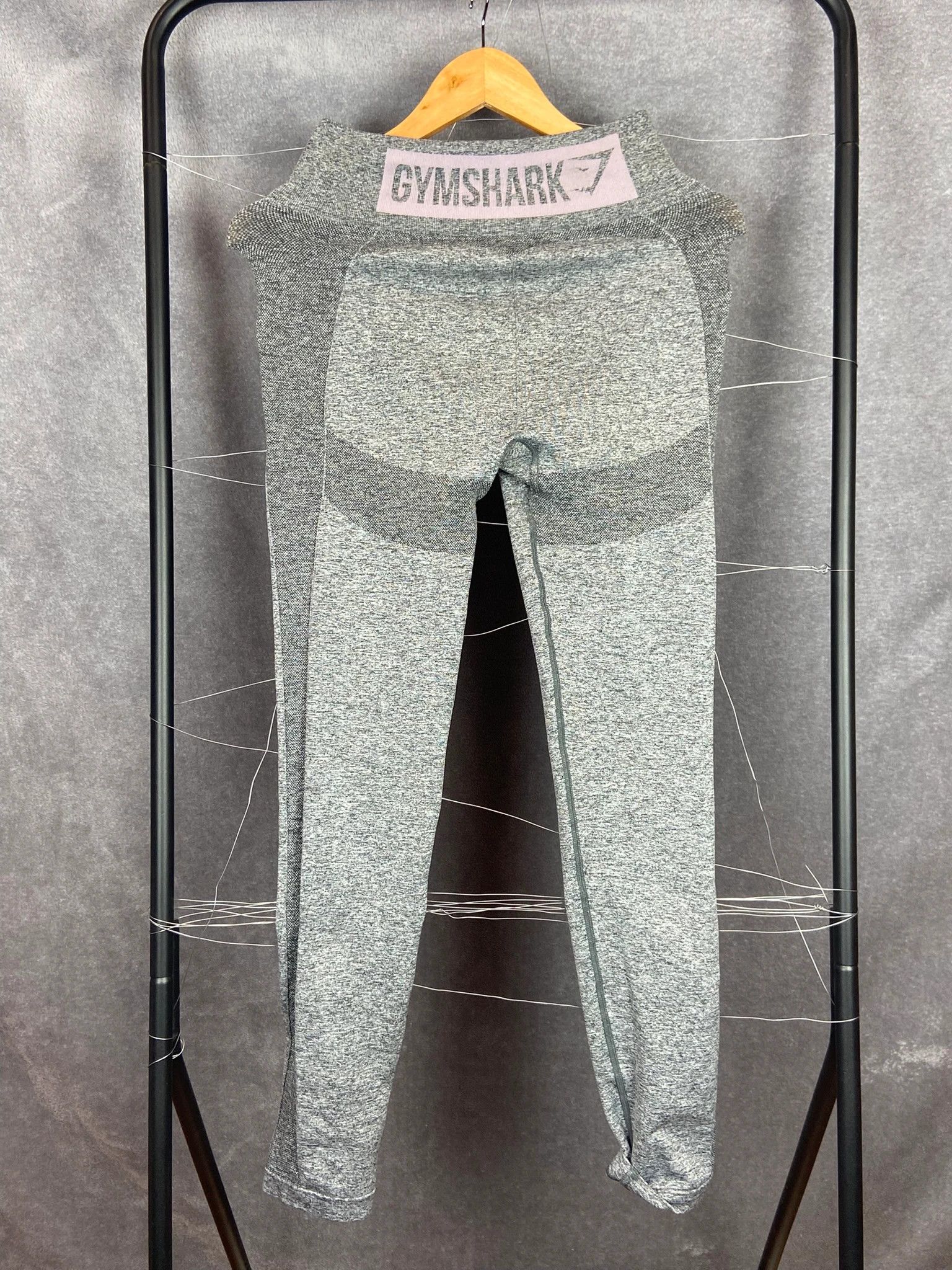 Gymshark Gymshark Seamless Grey Leggings S | Workout Compression Fit Size 28" / US 6 / IT 42 - 7 Thumbnail