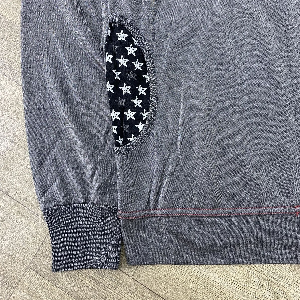 Balmain Vintage Balmain Paris Dark Gray Velour Zip-Up Hoodie Luxury Size US M / EU 48-50 / 2 - 8 Thumbnail