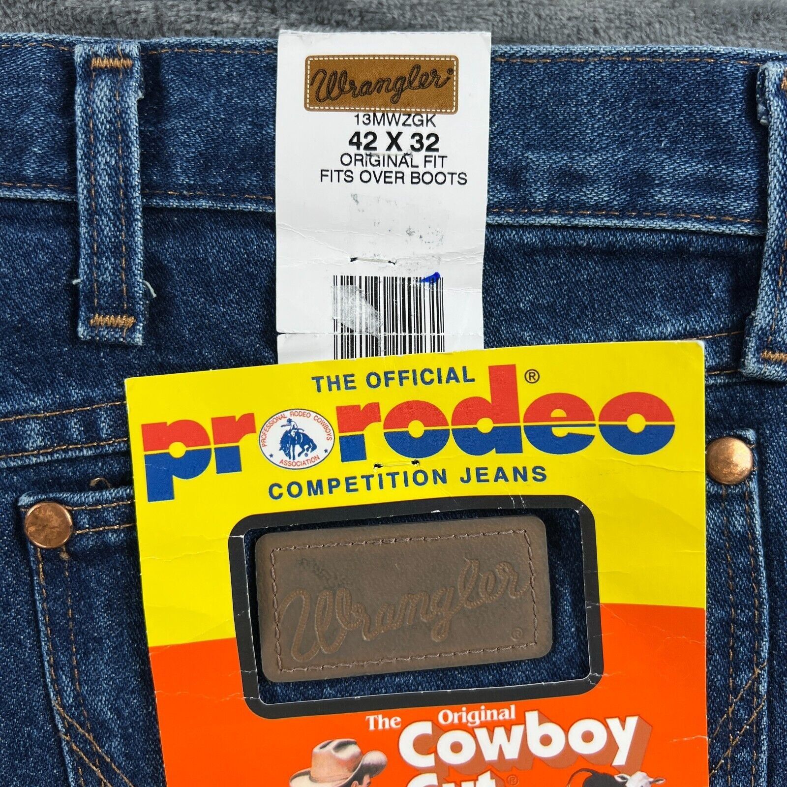 Wrangler Wrangler Pro Rodeo Cowboy Cut Jeans Men 42x32 Y2K 2000 Vinta Size US 42 / EU 58 - 9 Thumbnail