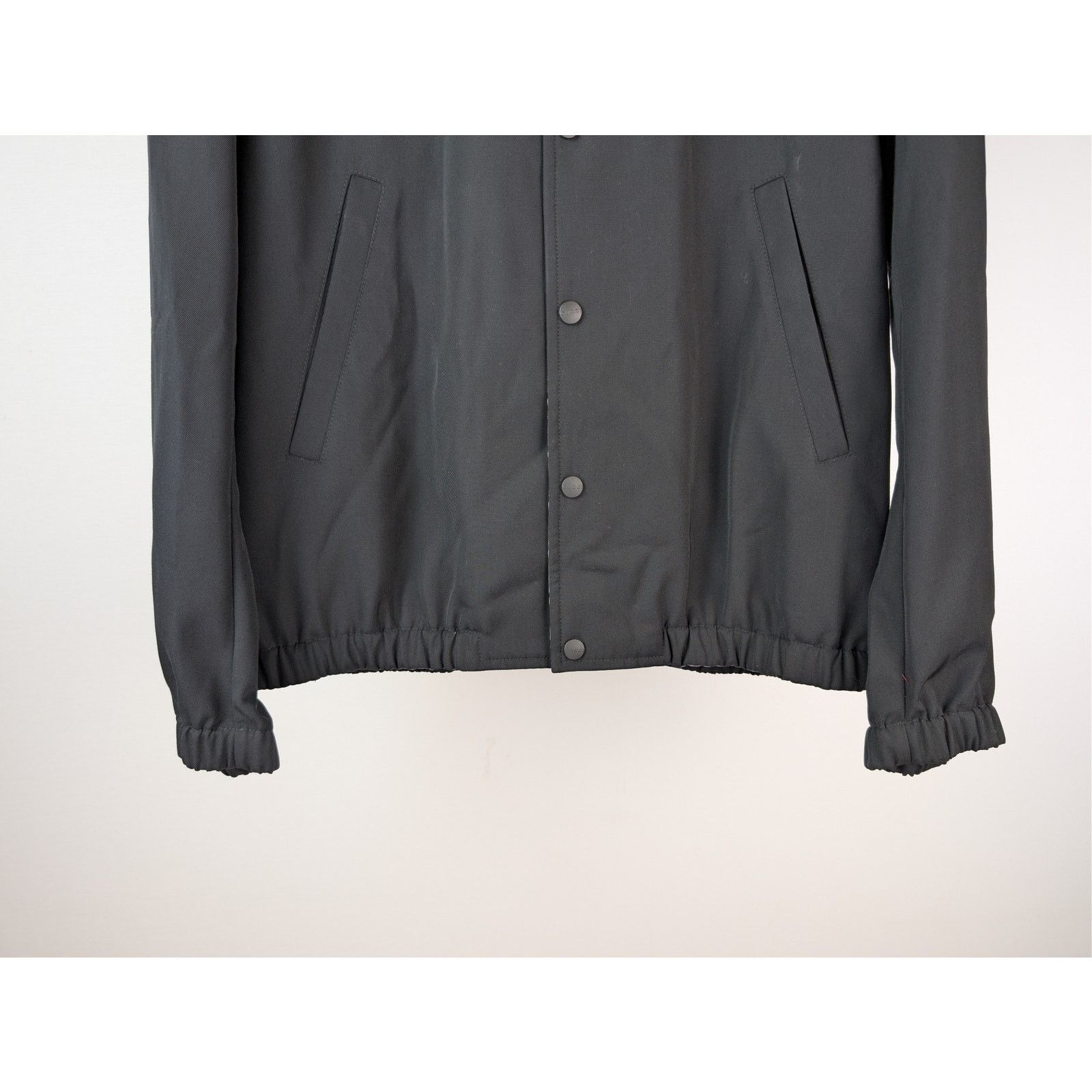Gucci o1rshd1 Logo-Embroidered Twill Blouson Jacket in Black Size US M / EU 48-50 / 2 - 4 Thumbnail