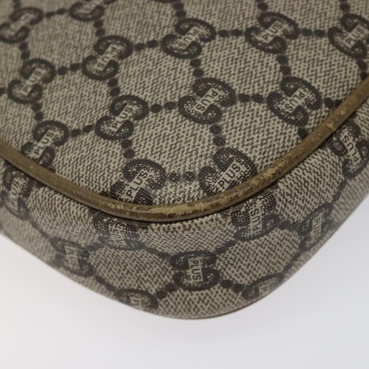 Gucci GUCCI GG Plus Supreme Shoulder Bag Pvc Leather Beige Gold Size ONE SIZE - 11 Thumbnail
