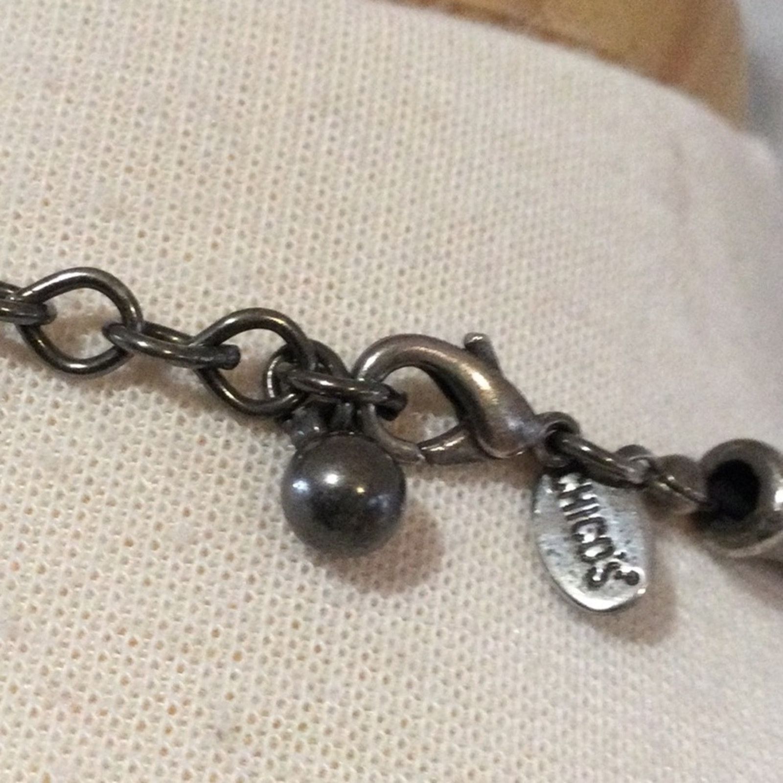 Chicos Chico's Vintage Silver Tone Pendant Necklace Size ONE SIZE - 11 Thumbnail
