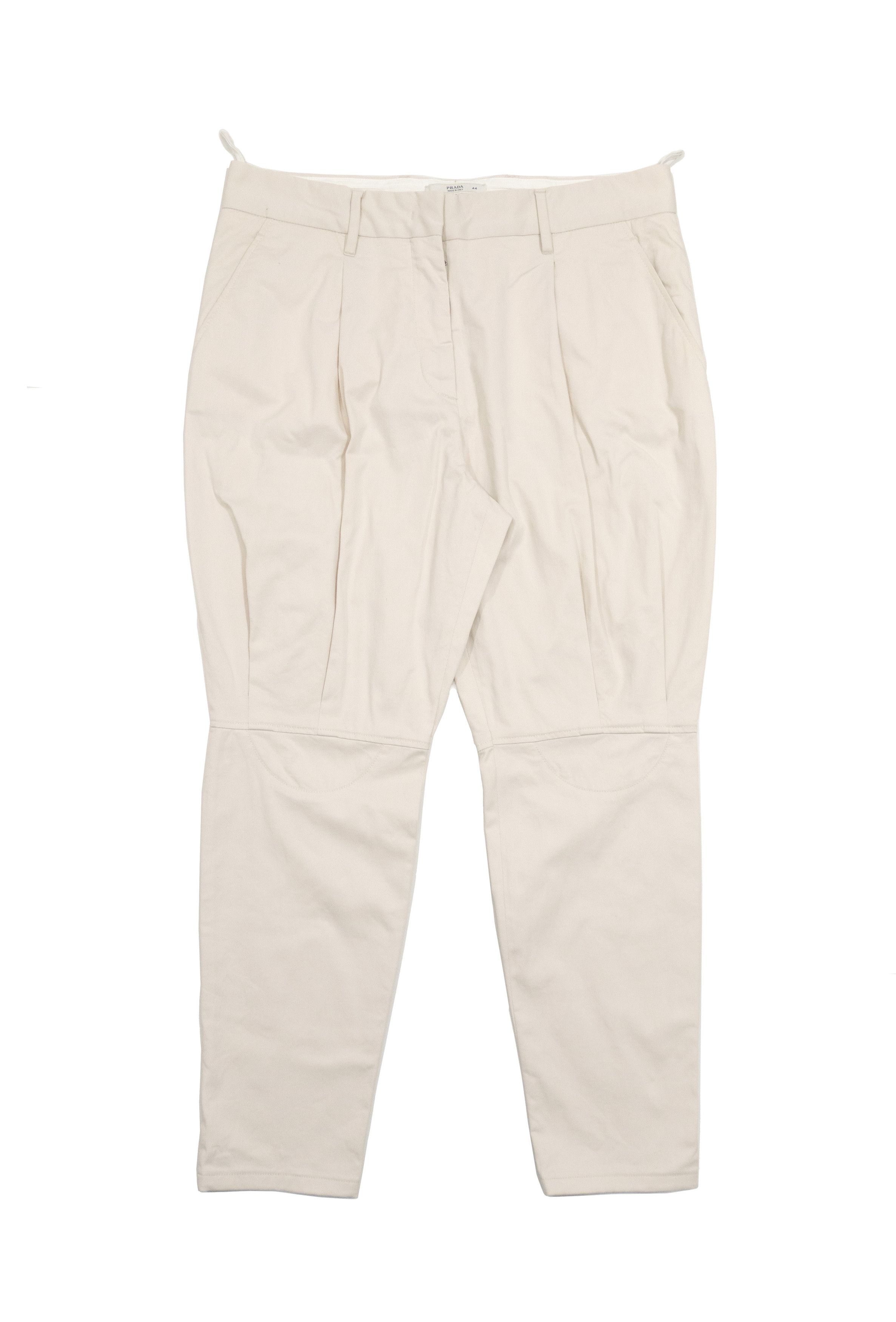 Prada Riding Tapered Pleated High Waist Pants Size 30" / US 8 / IT 44 - 1 Thumbnail