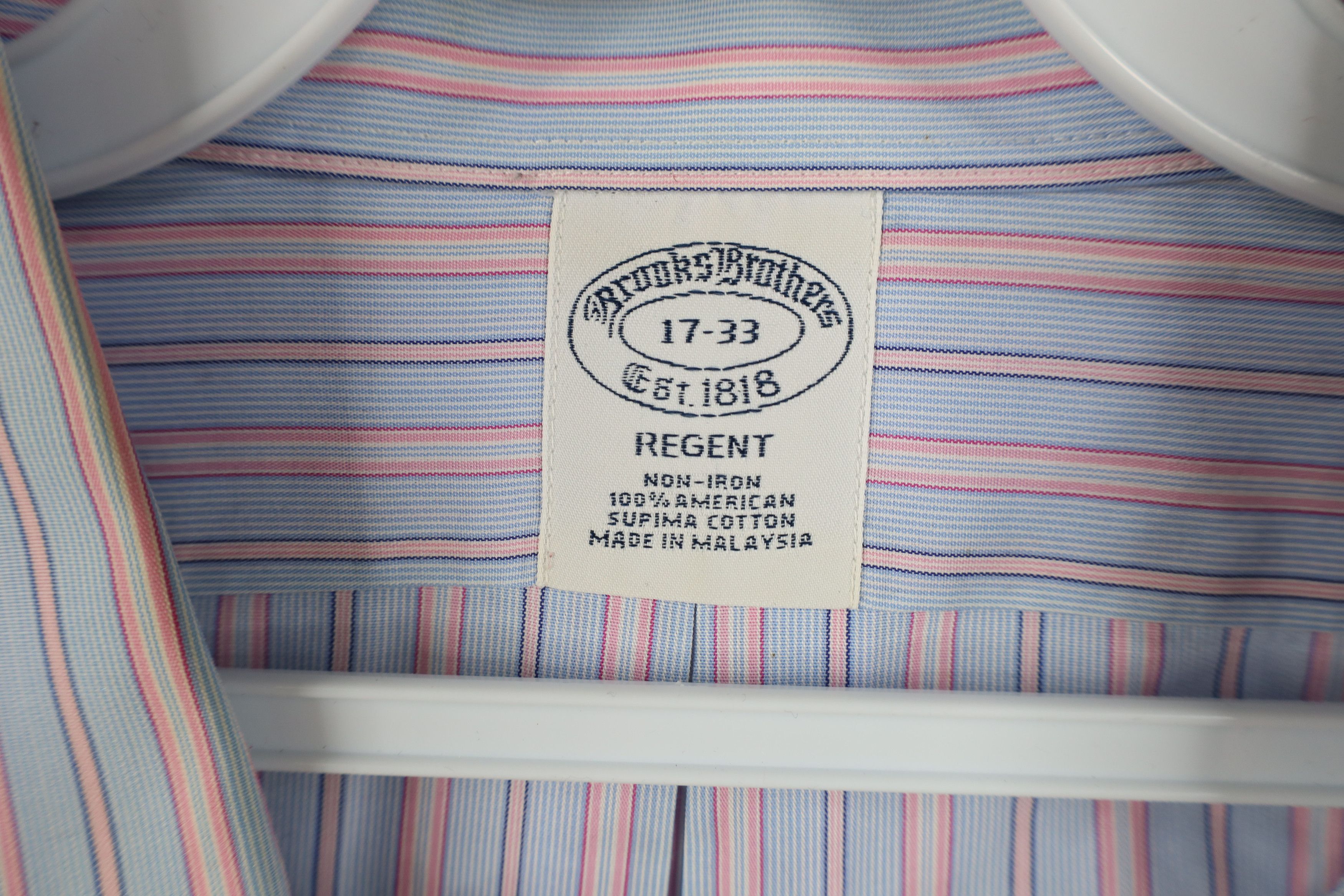Brooks Brothers Vintage Brooks Brothers Cuff Striped Button Shirt Cotton Size US M / EU 48-50 / 2 - 10 Thumbnail