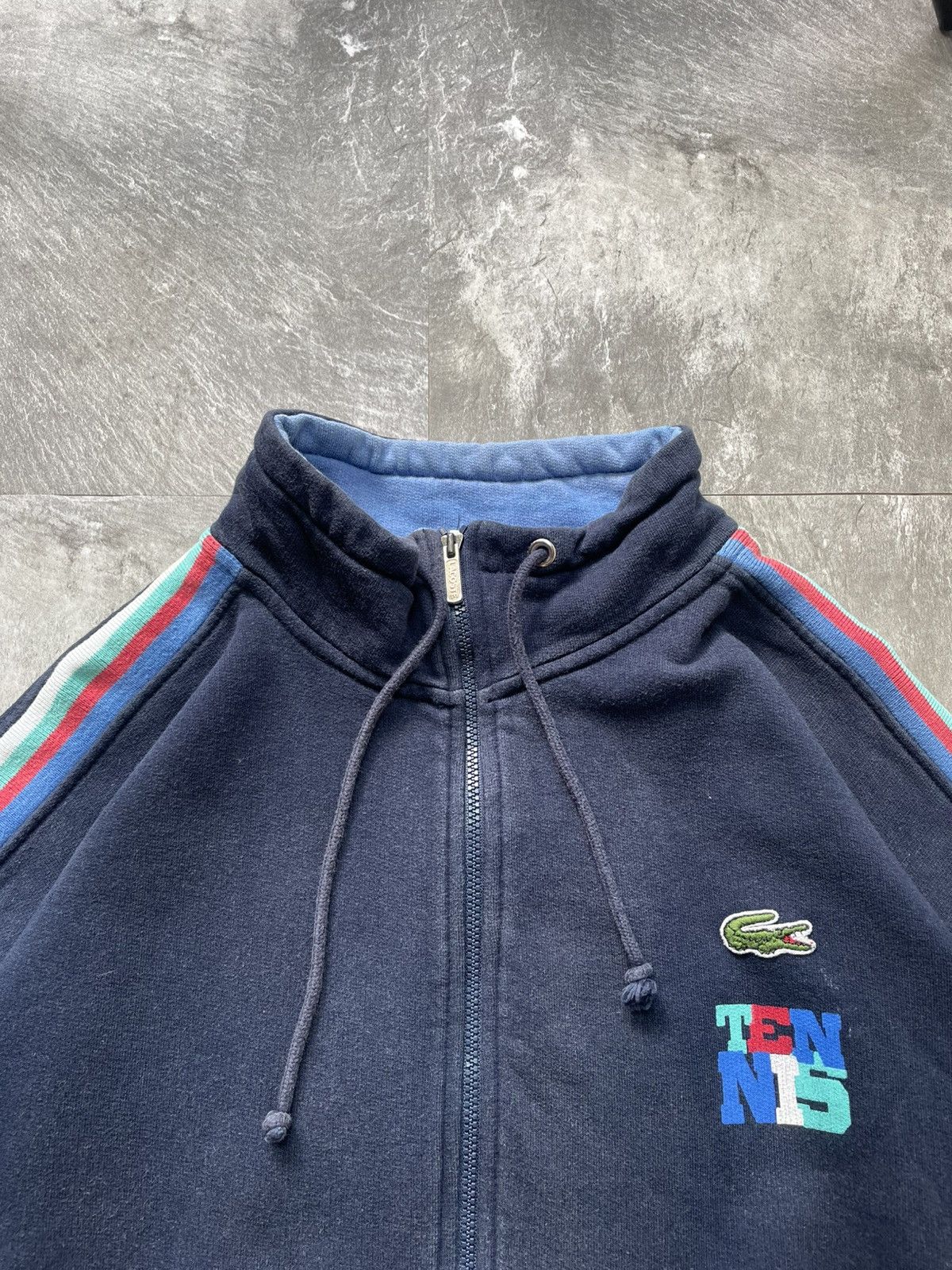 Lacoste Lacoste Tennis Zip Hoodie Blue Vintage RARE Size US L / EU 52-54 / 3 - 3 Thumbnail