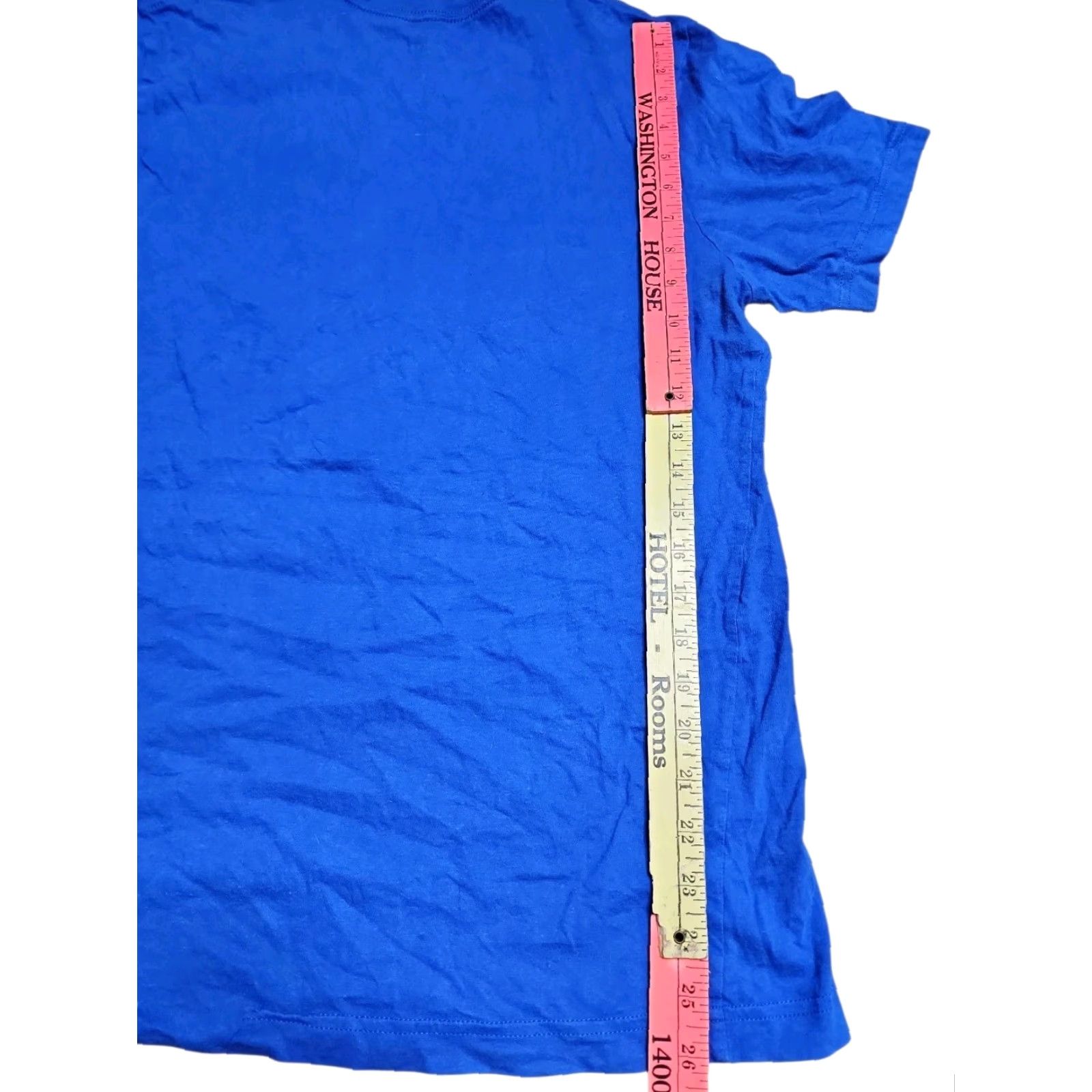 Vintage VINTAGE Blue Origin T-Shirt Women L Blue Space Distressed Short Sleeve Casual Size L / US 10 / IT 46 - 2 Thumbnail