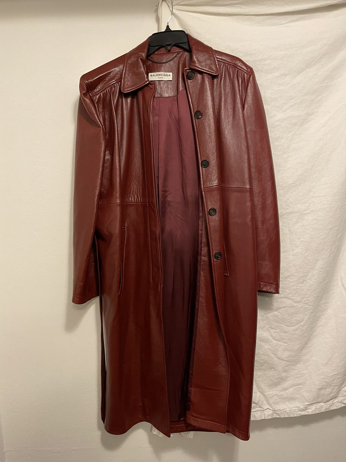 Balenciaga Balenciaga Leather Coat Size XS / US 0-2 / IT 36-38 - 2 Thumbnail