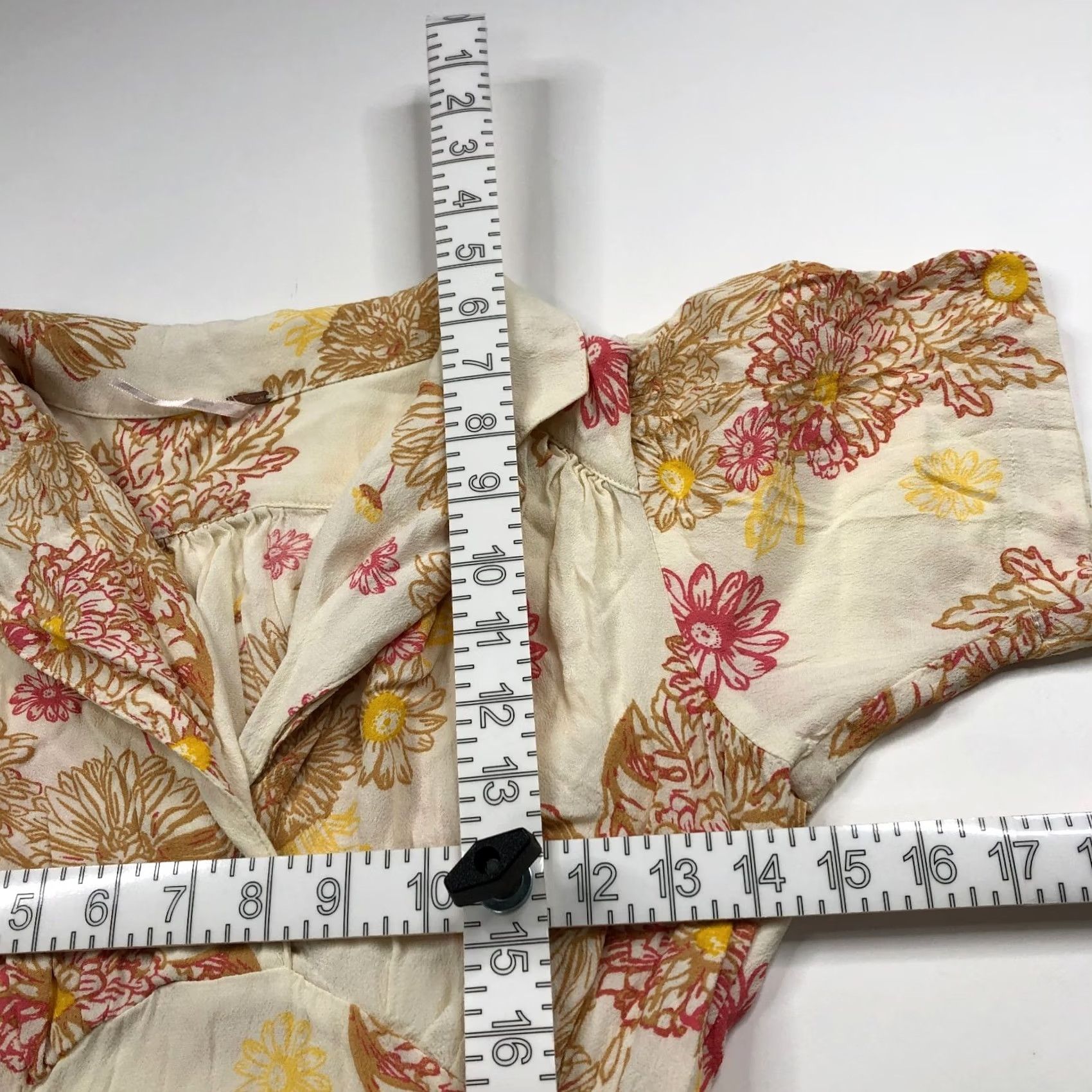 Free People Free People XS A-Line Viscose The Neck Collared Women's Mini Dress Yellow MINT Size XS / US 0-2 / IT 36-38 - 7 Thumbnail