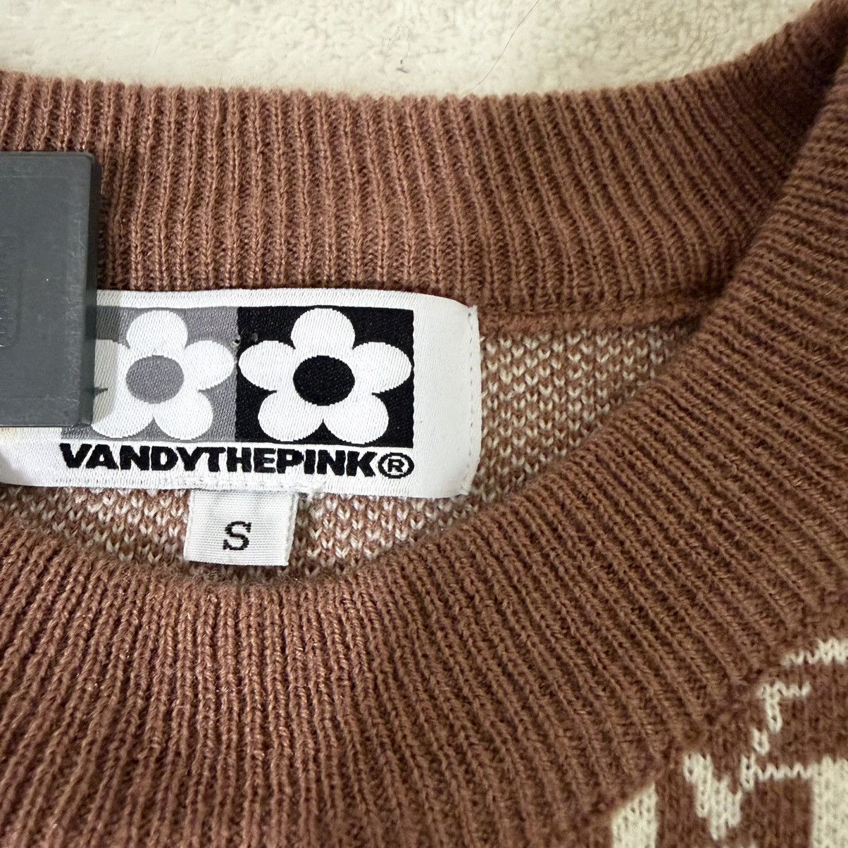 Vandy The Pink Vandy the Pink Vior Logo Allover Knit Sweater Size US S / EU 44-46 / 1 - 2 Thumbnail