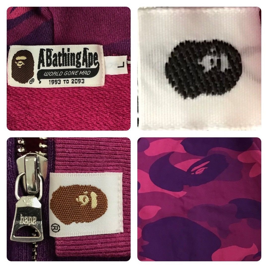 Bape × Nigo BAPE Giant Purple camo full zip hoodie a bathing ape NIGO Size US L / EU 52-54 / 3 - 7 Thumbnail