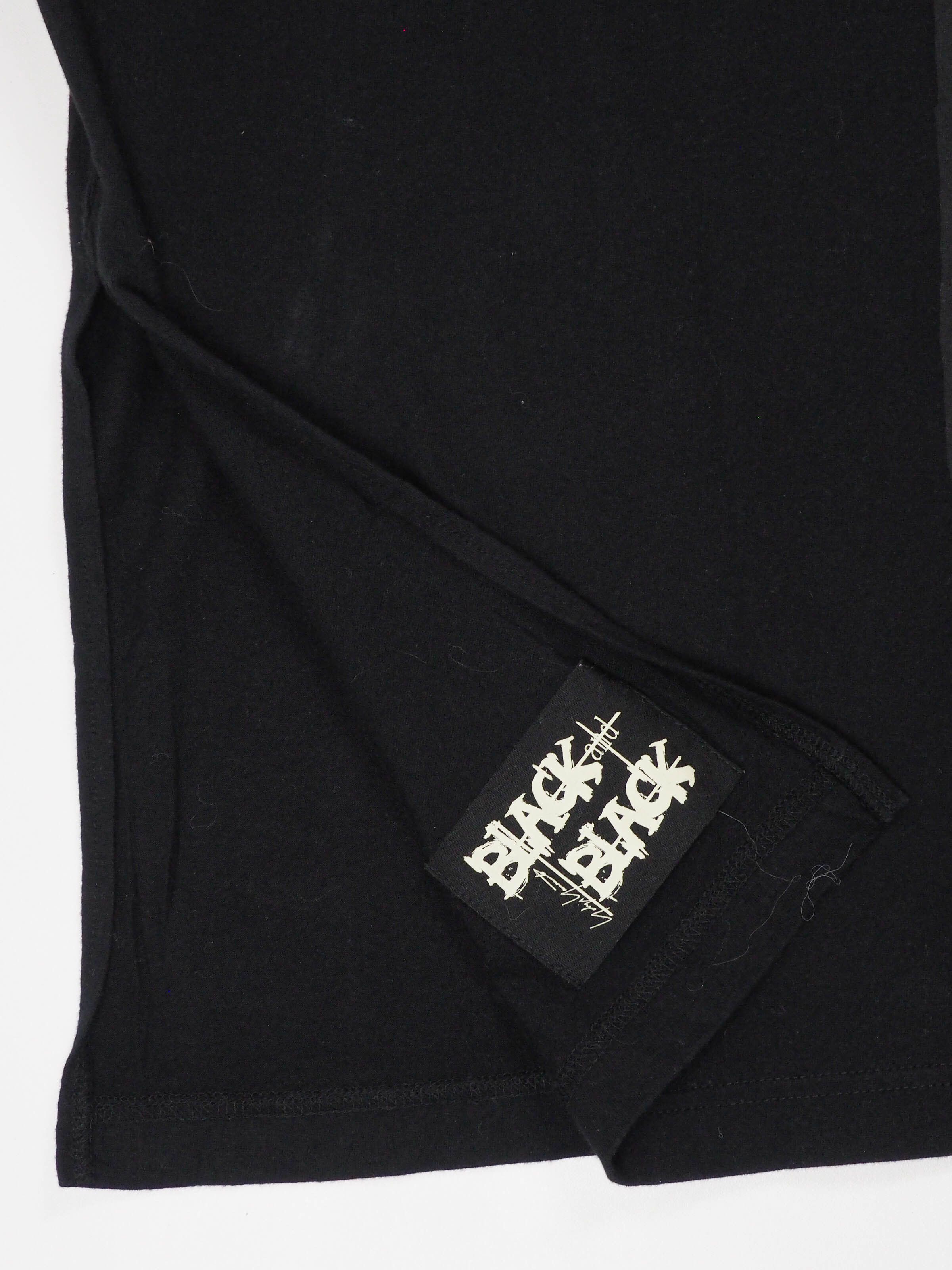 Yohji Yamamoto Yohji Yamamoto Black and Black tee Size US M / EU 48-50 / 2 - 10 Thumbnail