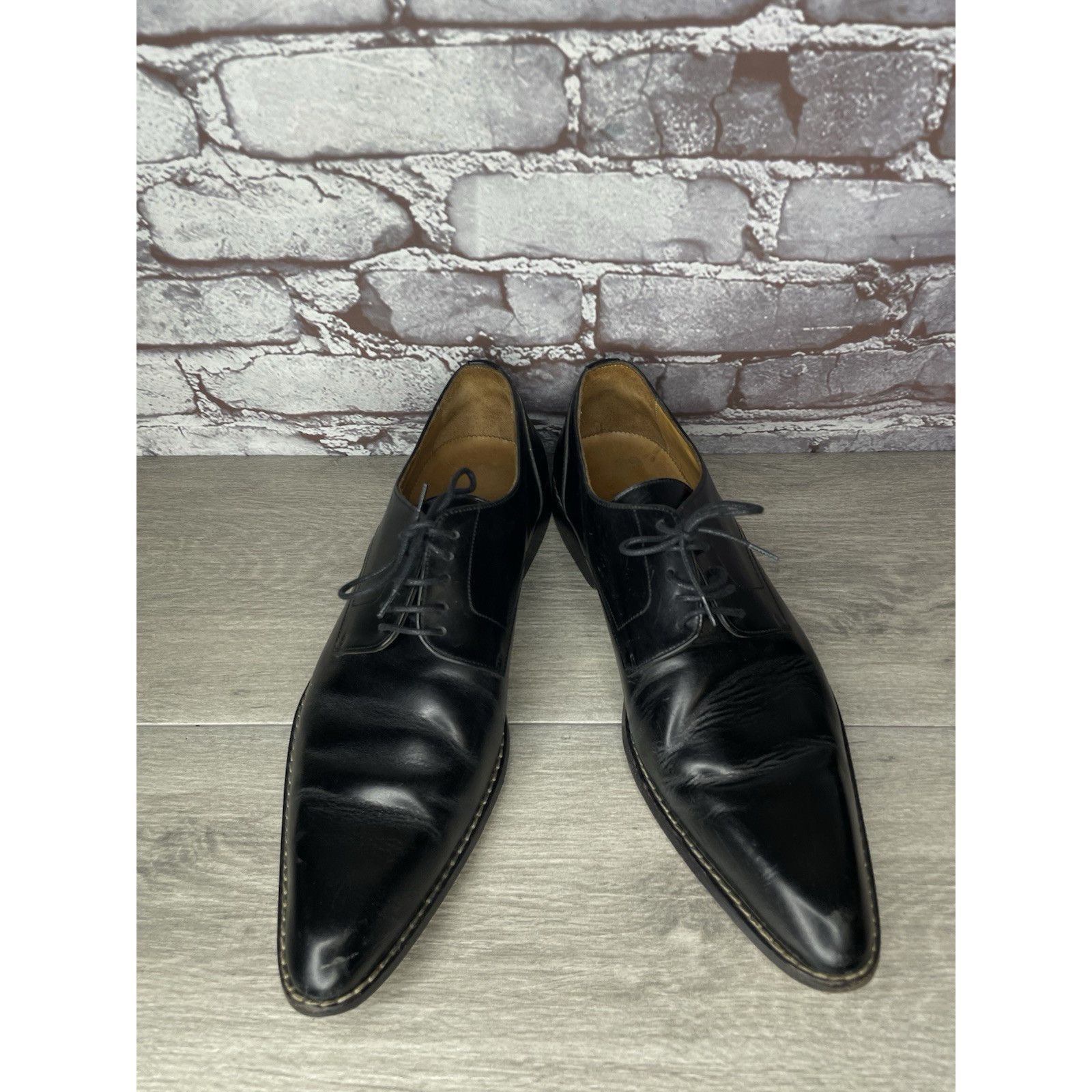 Marc Jacobs Marc Jacobs Handmade Black Leather Derby Oxfords Shoes Men’s Size US 9 / EU 42 - 12 Thumbnail