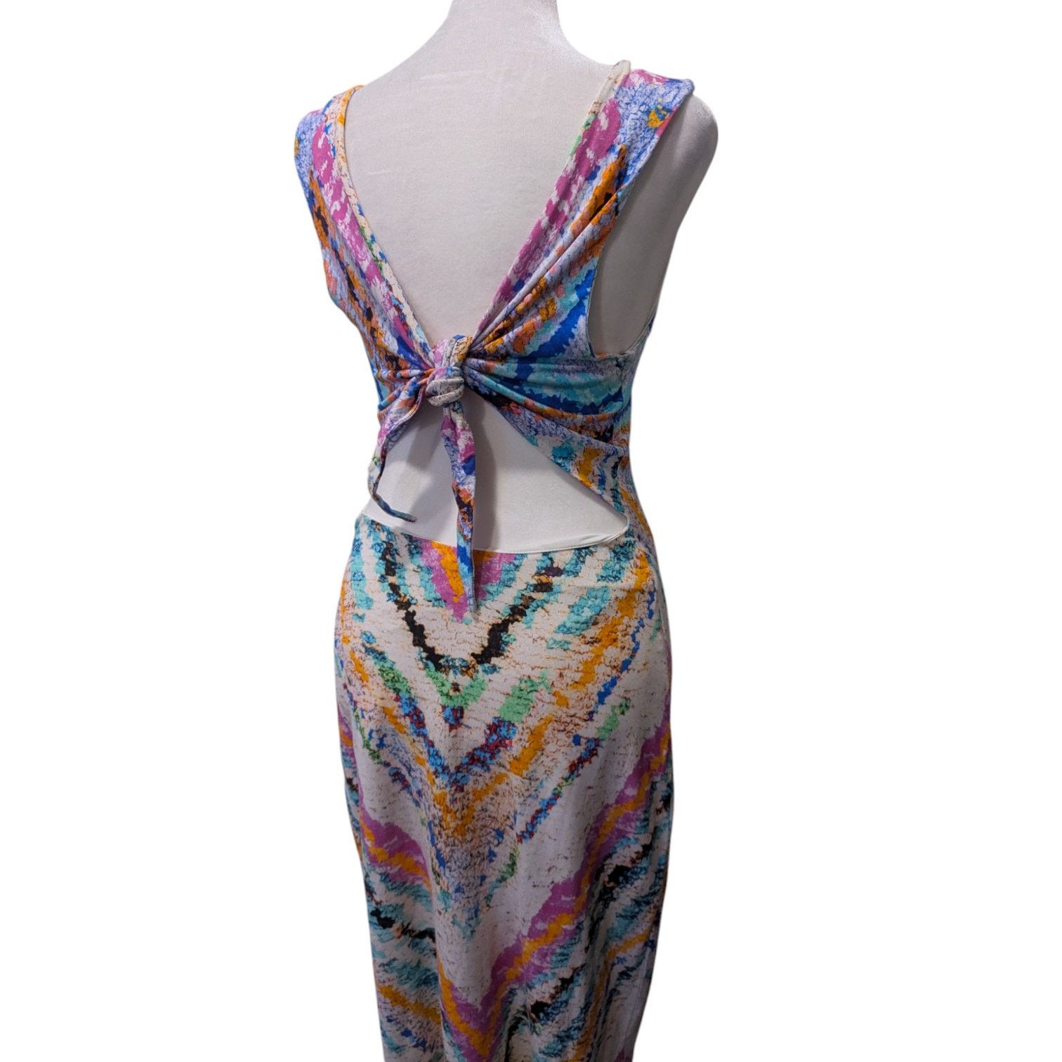 Mara Hoffman Mara Hoffman Rainbow Tie Back Swim Cover-Up Medium Size M / US 6-8 / IT 42-44 - 5 Thumbnail