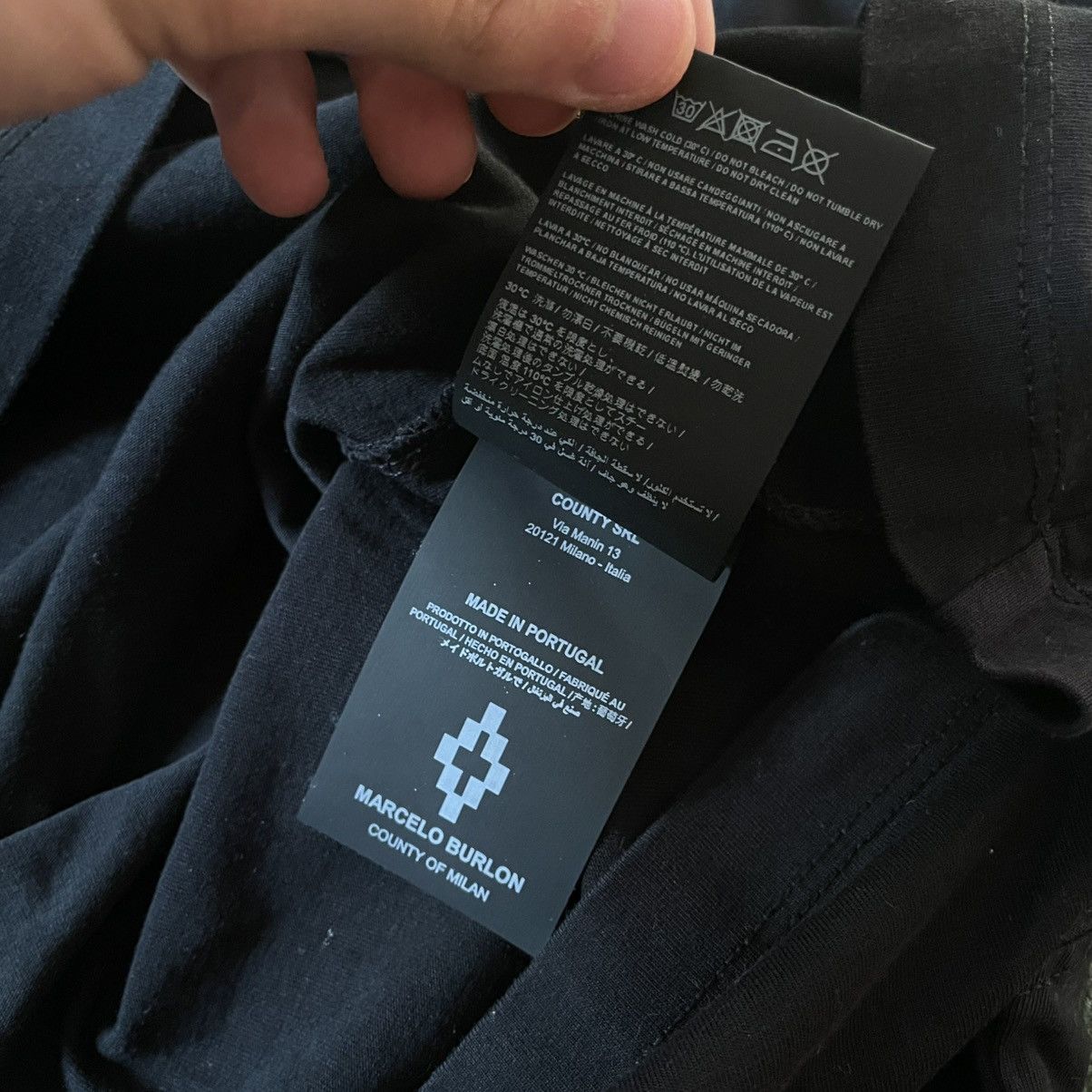 Marcelo Burlon Marcelo Burlon County of Milan Black Cupido Size US M / EU 48-50 / 2 - 6 Thumbnail