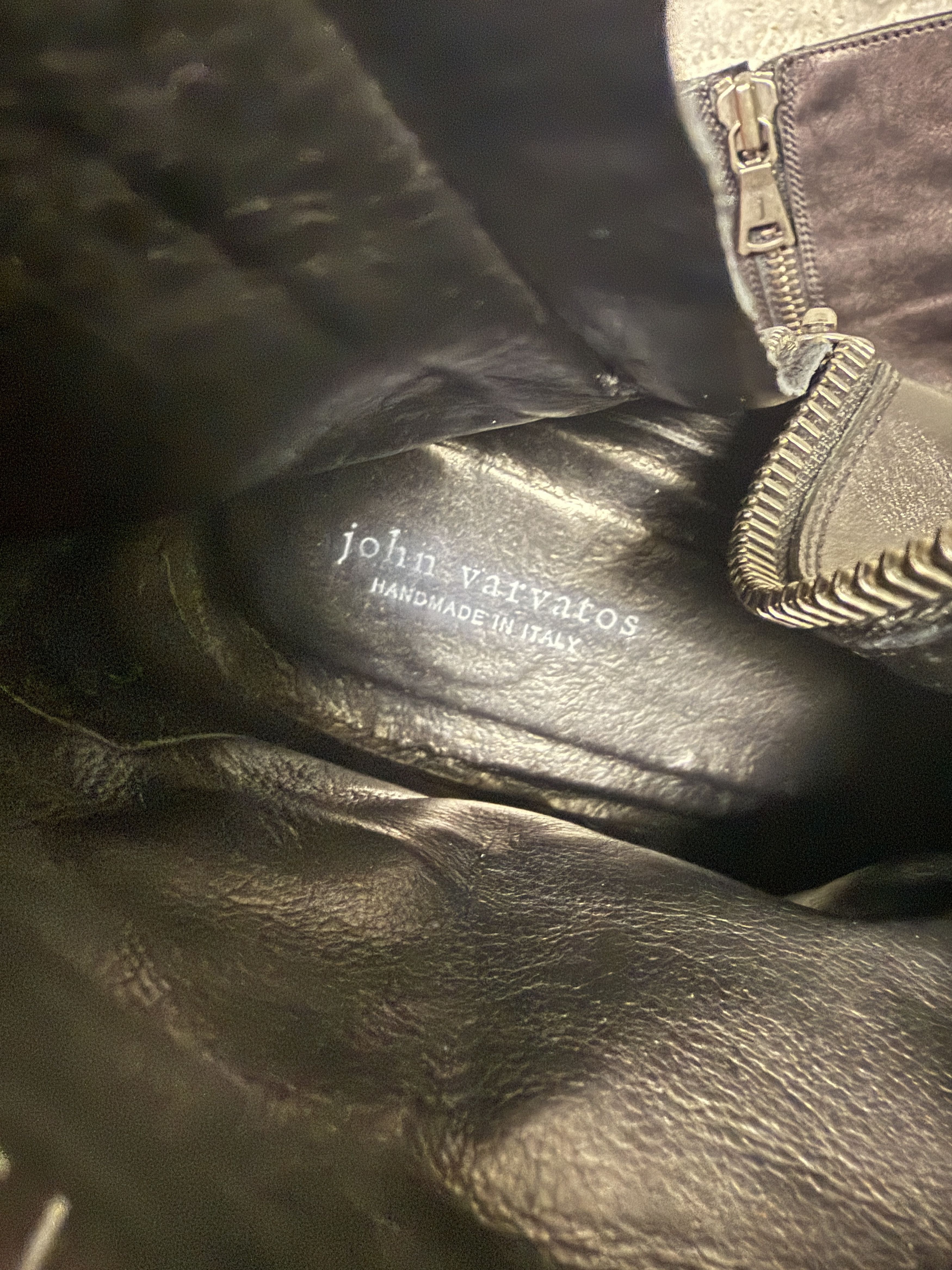 John Varvatos John Varvatos Side Zip Leather Boots Size US 13 / EU 46 - 9 Thumbnail