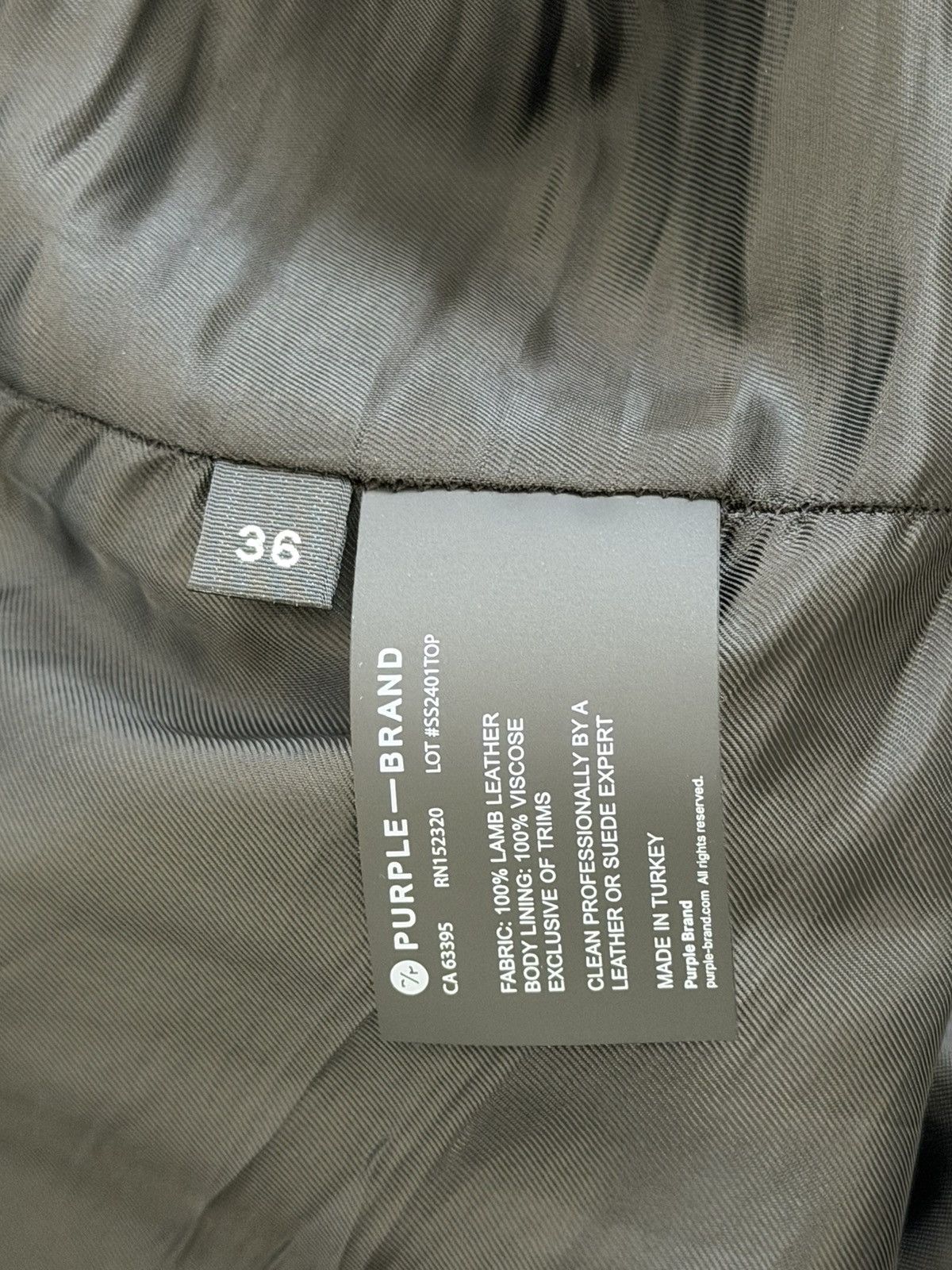 Purple Brand Purple Brand Leather Cargo Shorts Authentic 36 Size US 36 / EU 52 - 10 Thumbnail