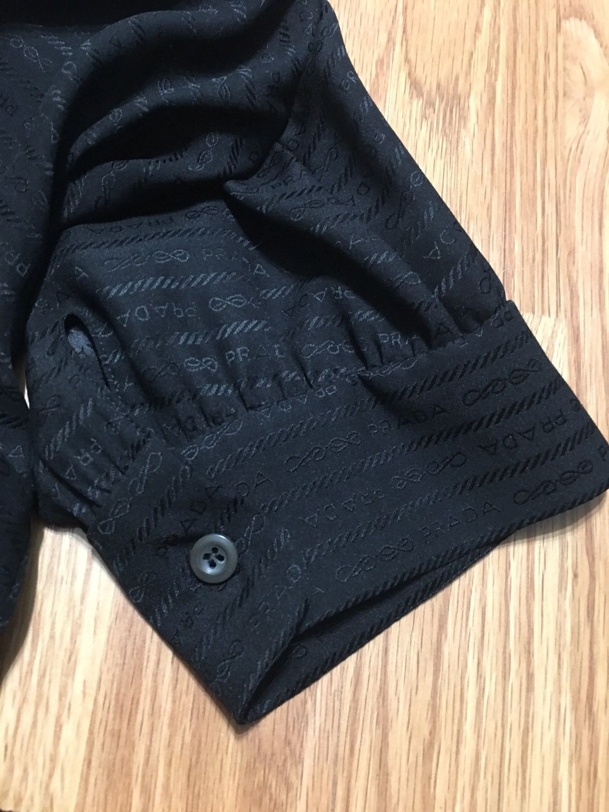 Prada PRADA x Raf Simons F/W 2022 Silk Jacquard Logo Dress IT 44 Size M / US 6-8 / IT 42-44 - 18 Thumbnail