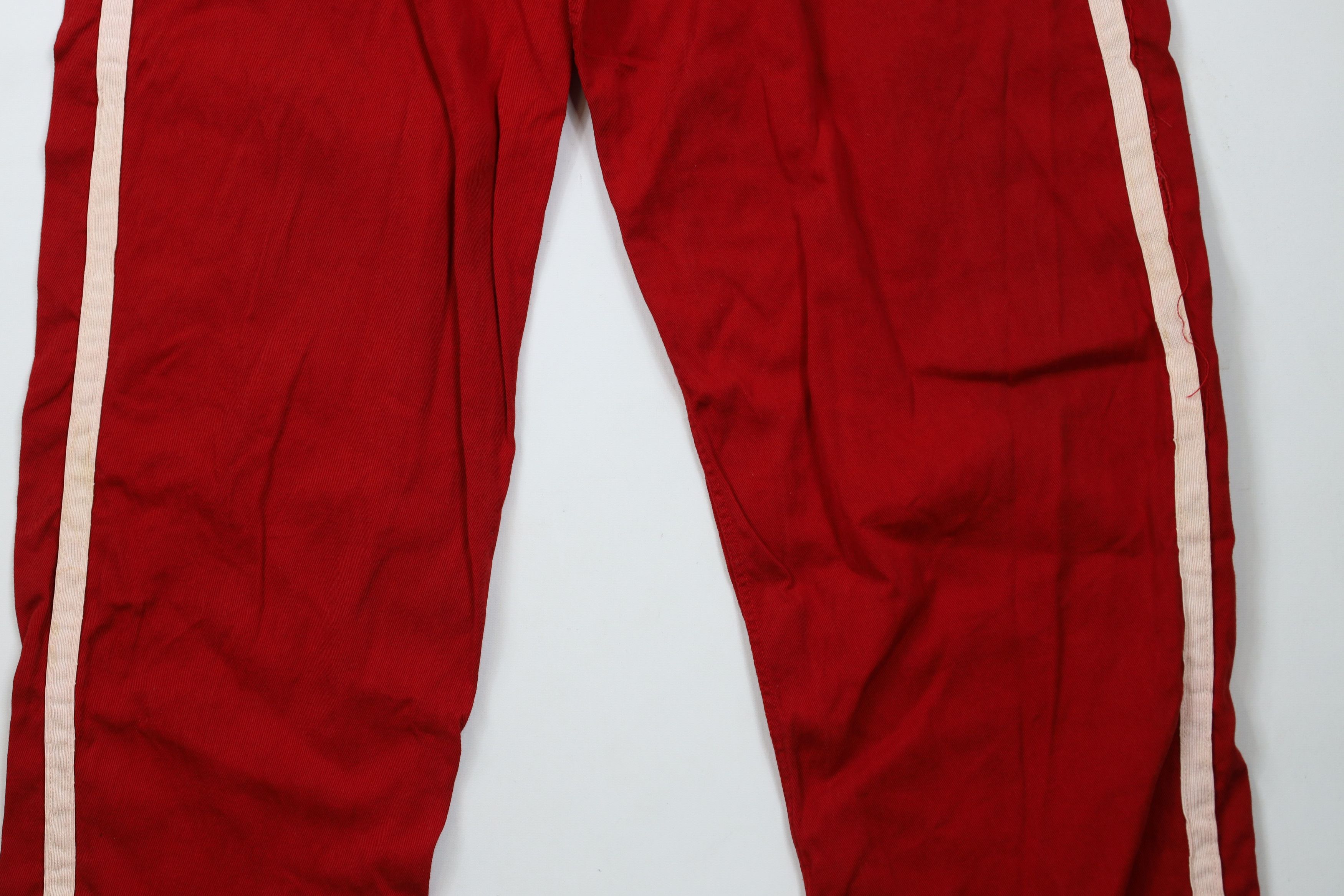 Vintage Vintage 50s Striped Baseball Uniform Pants Red USA Size US 40 / EU 56 - 3 Thumbnail