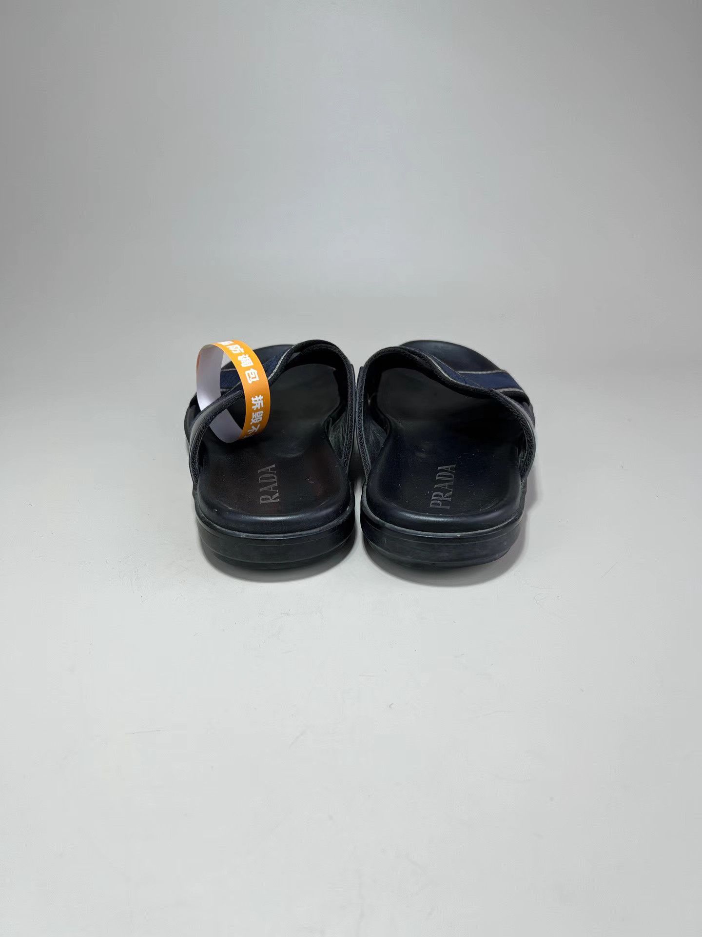 Prada PRADA Webbing Cross Slide Sandals Size US 10.5 / EU 43-44 - 2 Thumbnail