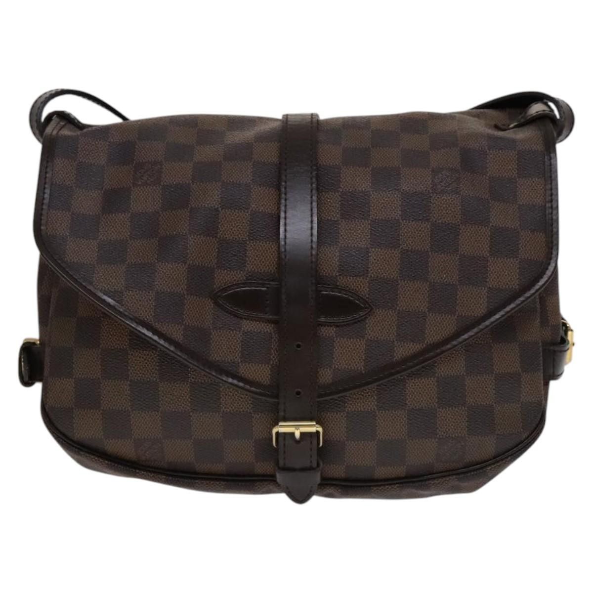 Louis Vuitton Saumur 30 Brown Canvas Shoulder Bag (Pre-Owned) Size ONE SIZE - 1 Thumbnail