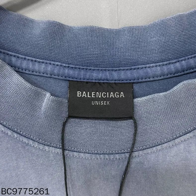 Balenciaga Blue Gradient Short Sleeve Balenciaga Tshirt-2506 Size US XXL / EU 58 / 5 - 8 Thumbnail