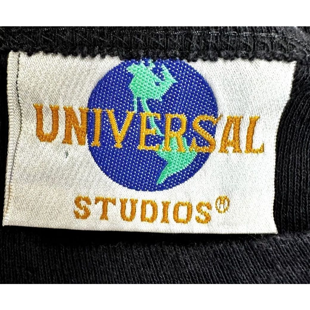 Vintage VINTAGE Universal Studios T-Shirt Womens Medium Black Embroidered Tee USA Made Size M / US 6-8 / IT 42-44 - 2 Thumbnail