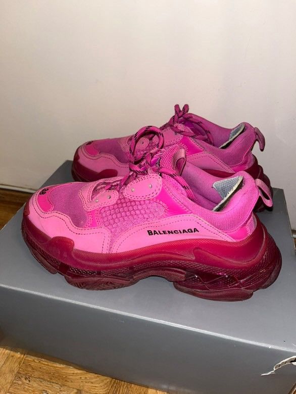 Balenciaga Balenciaga triple S Pink Size US 8 / IT 38 - 1 Thumbnail