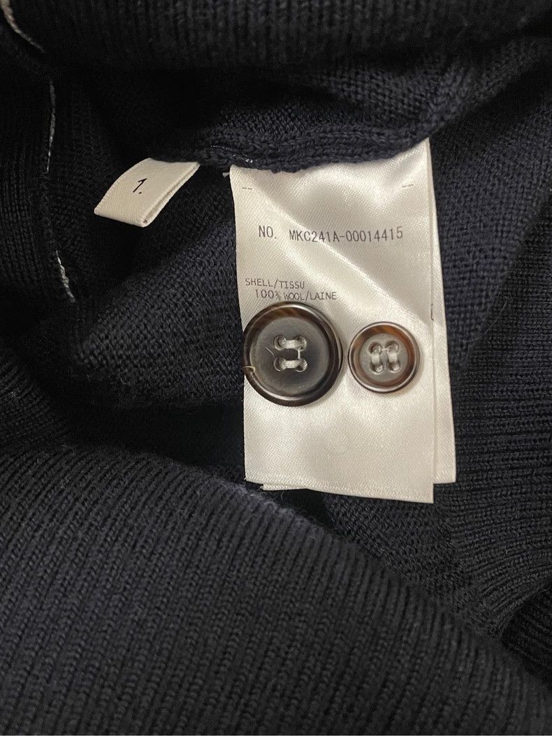 Thom Browne Thom browne Dark blue back duck four-striped wool cardigan Size US S / EU 44-46 / 1 - 6 Thumbnail