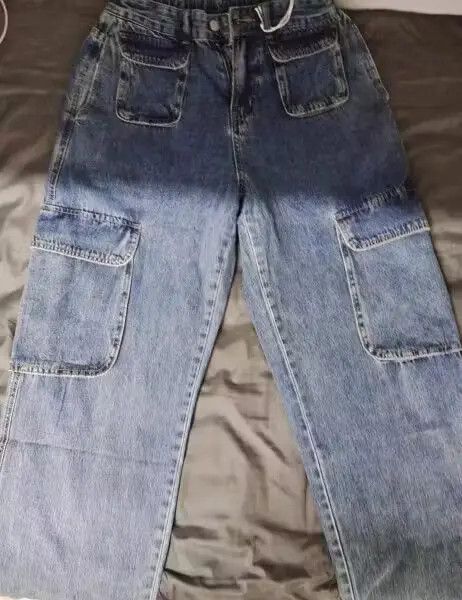 Jean Multiple Pockets Design Jeans Woman Size 30" / US 8 / IT 44 - 3 Thumbnail