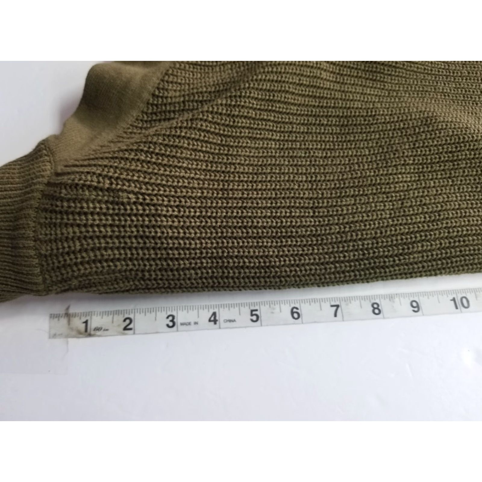 Vintage Pact Sweater Cardigan Long Sleeve Green Cotton Women's Small S Knit Cable-Knit Size S / US 4 / IT 40 - 4 Thumbnail