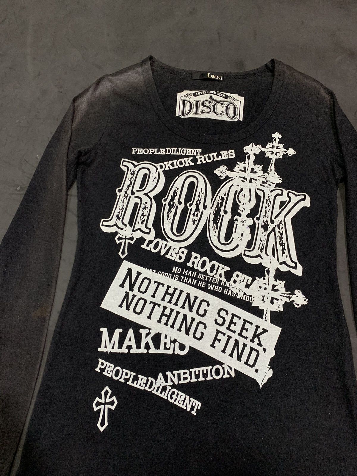 14th Addiction 💸BINDINGOFFER💸Lead poem cross long sleeve Size US XS / EU 42 / 0 - 2 Thumbnail
