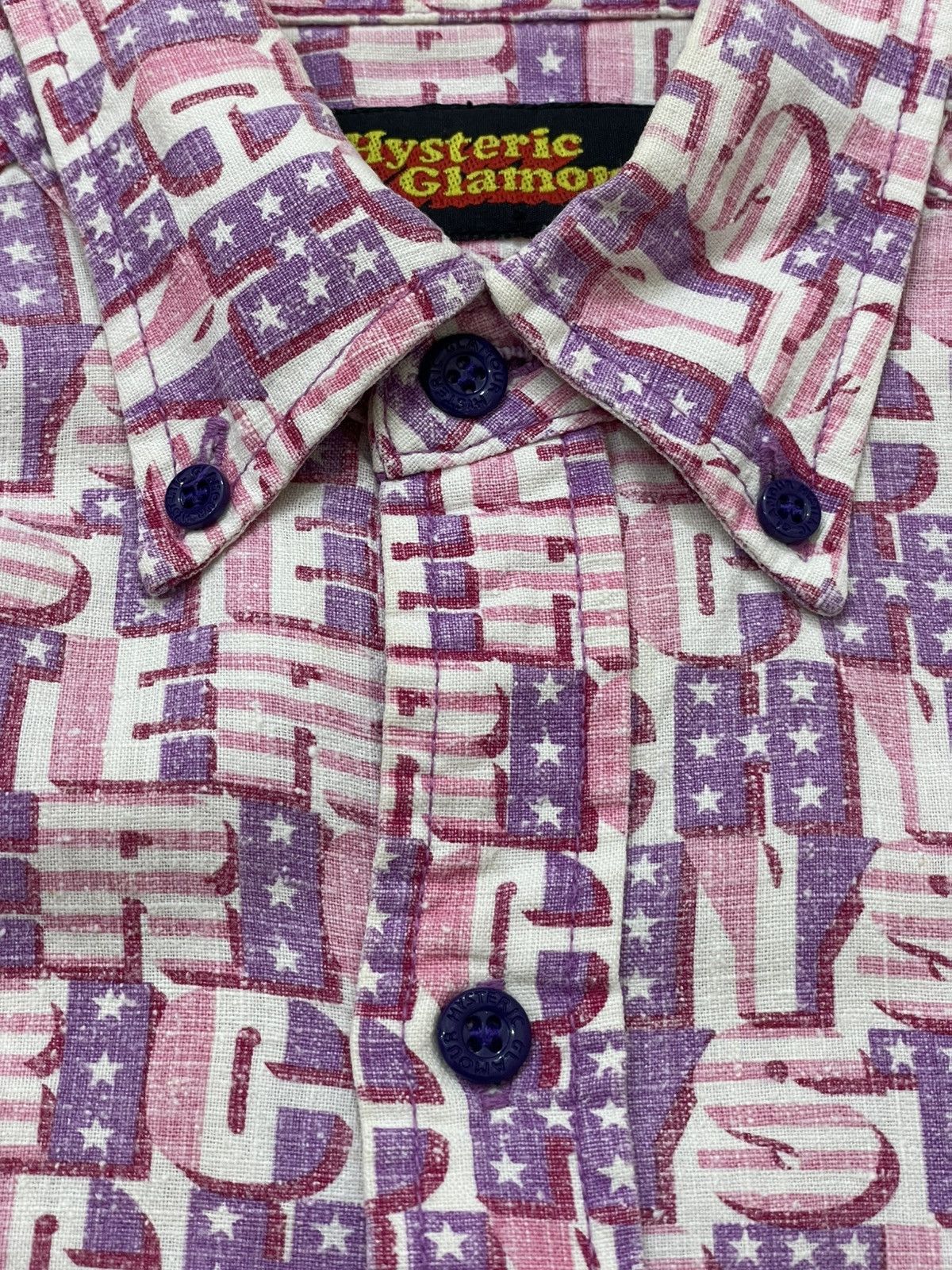 Hysteric Glamour 2000s Hysteric Archival Shirt Pink Monogram Print Y2K Ifsix Size US S / EU 44-46 / 1 - 5 Thumbnail