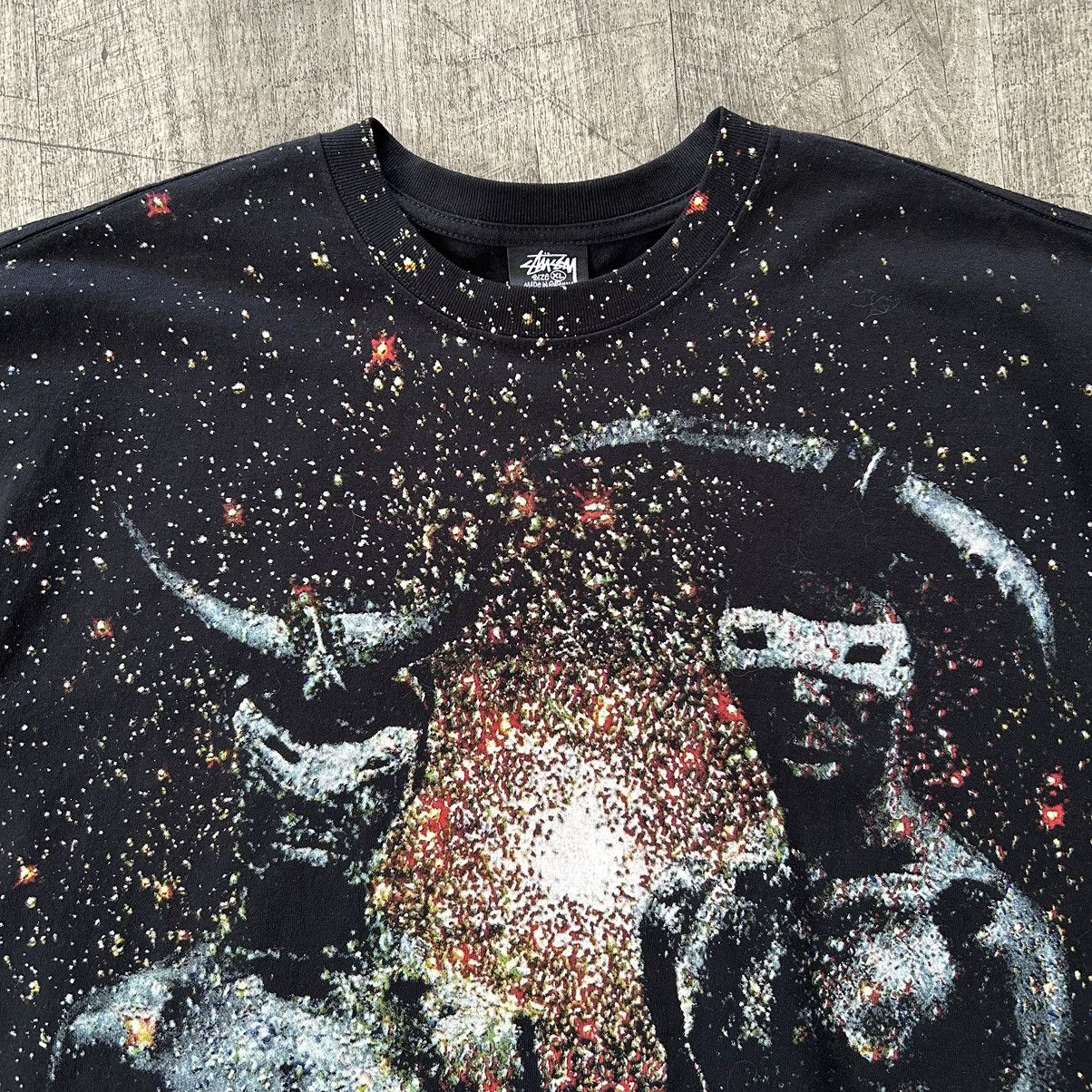 Stussy Madlib Blackstar No Fear of Time AOP SZ XL Size US XL / EU 56 / 4 - 2 Thumbnail