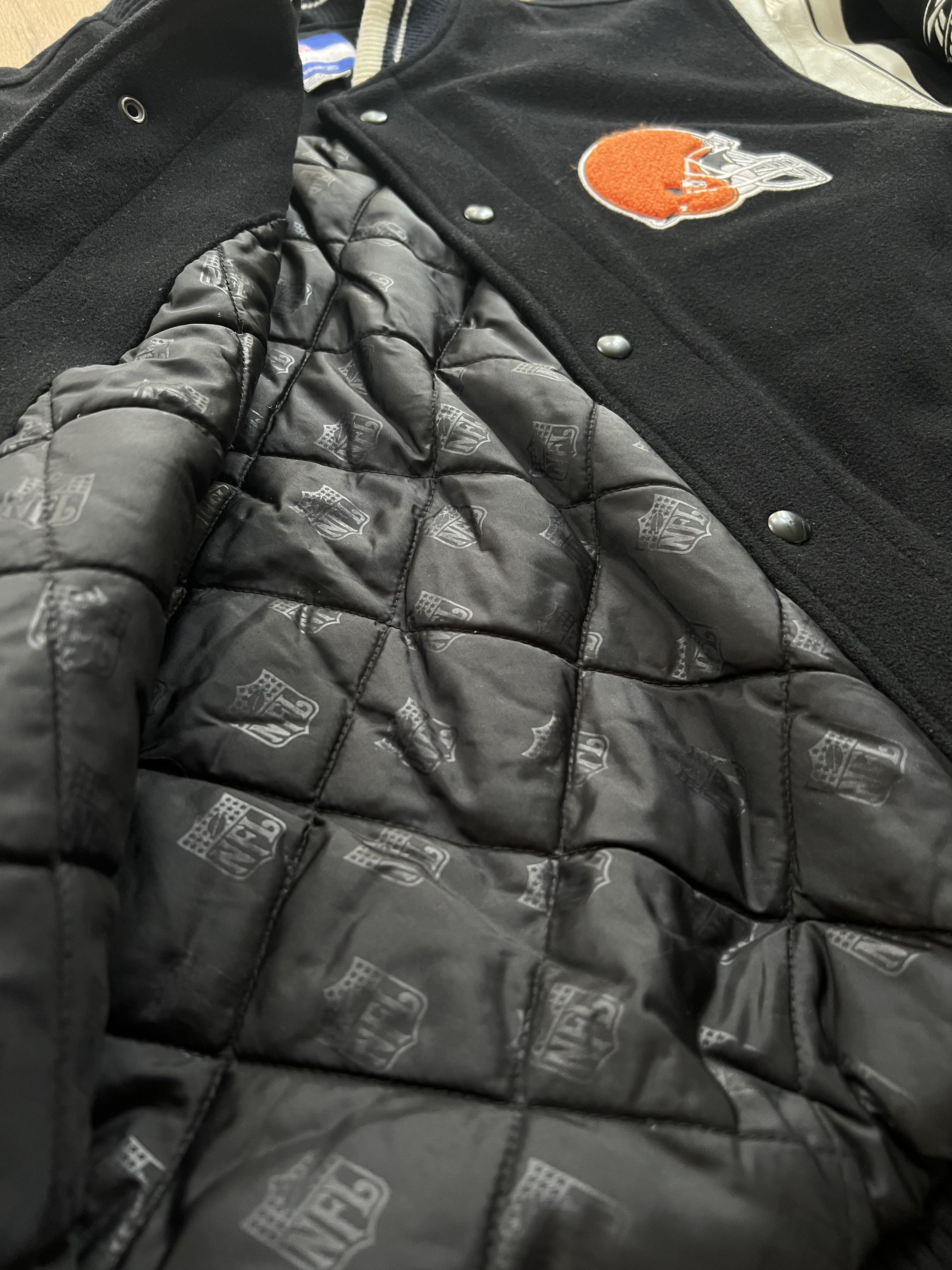 NFL NFL X Reebok Cleveland Browns Y2K Jacket Sz L Size US L / EU 52-54 / 3 - 4 Thumbnail