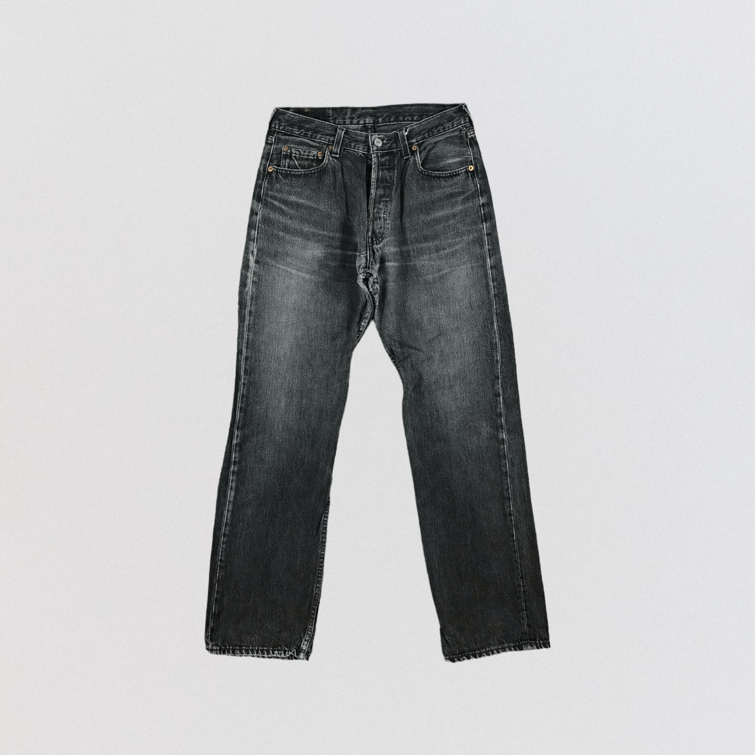 Levi's Vintage 90s Levis 501 Faded Black Jeans-JM2395 Size US 30 / EU 46 - 1 Thumbnail