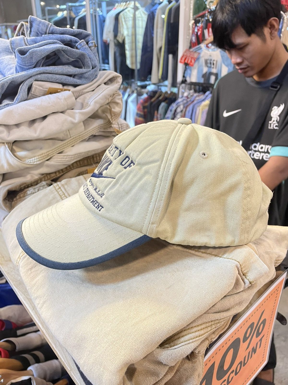 Nike Vintage Nike Spell Out Cap Size ONE SIZE - 3 Thumbnail