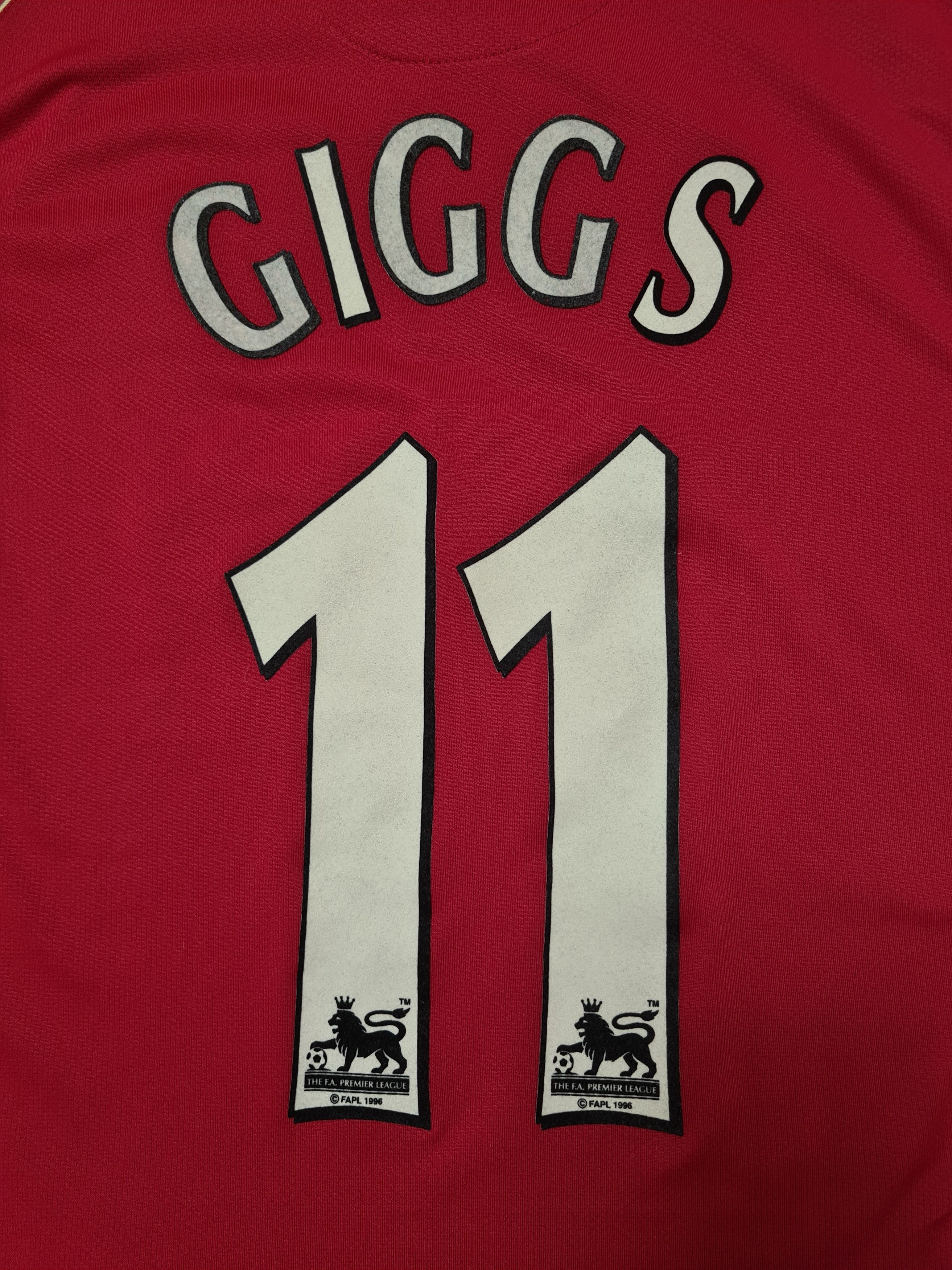 Nike MANCHESTER UNITED 2006 2007 GIGGS FOOTBALL SOCCER JERSEY Size US M / EU 48-50 / 2 - 5 Thumbnail